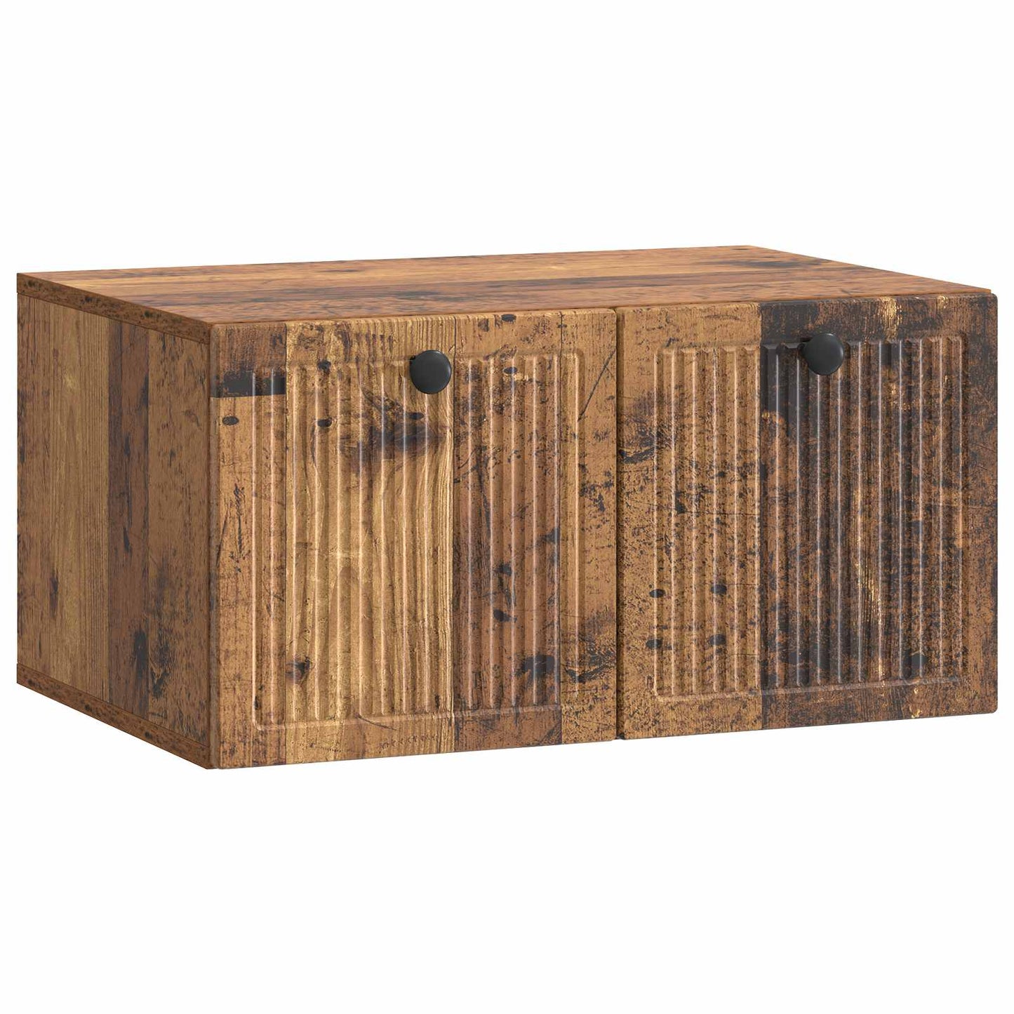 Fali TV szekrény Antik Fa 59,5 x 41 x 30 cm Szerelt Fa