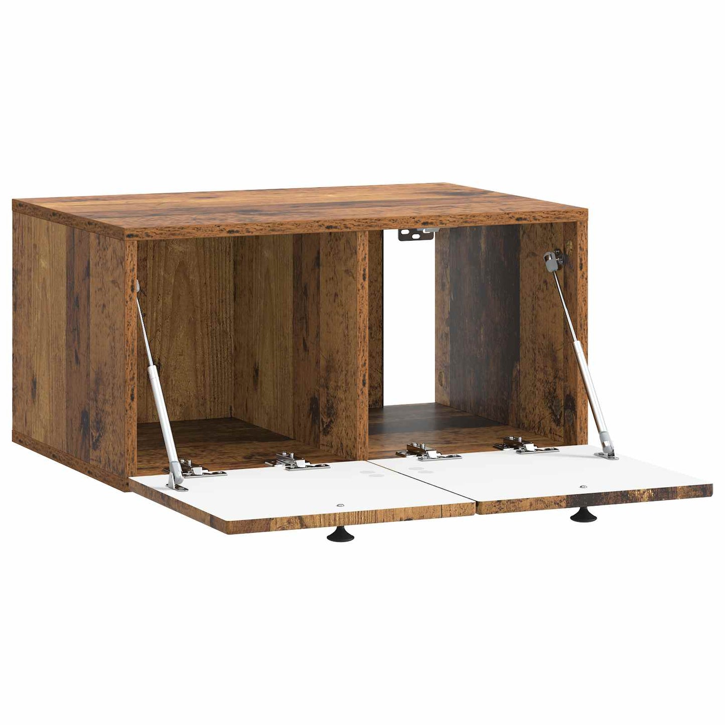 Fali TV szekrény Antik Fa 59,5 x 41 x 30 cm Szerelt Fa