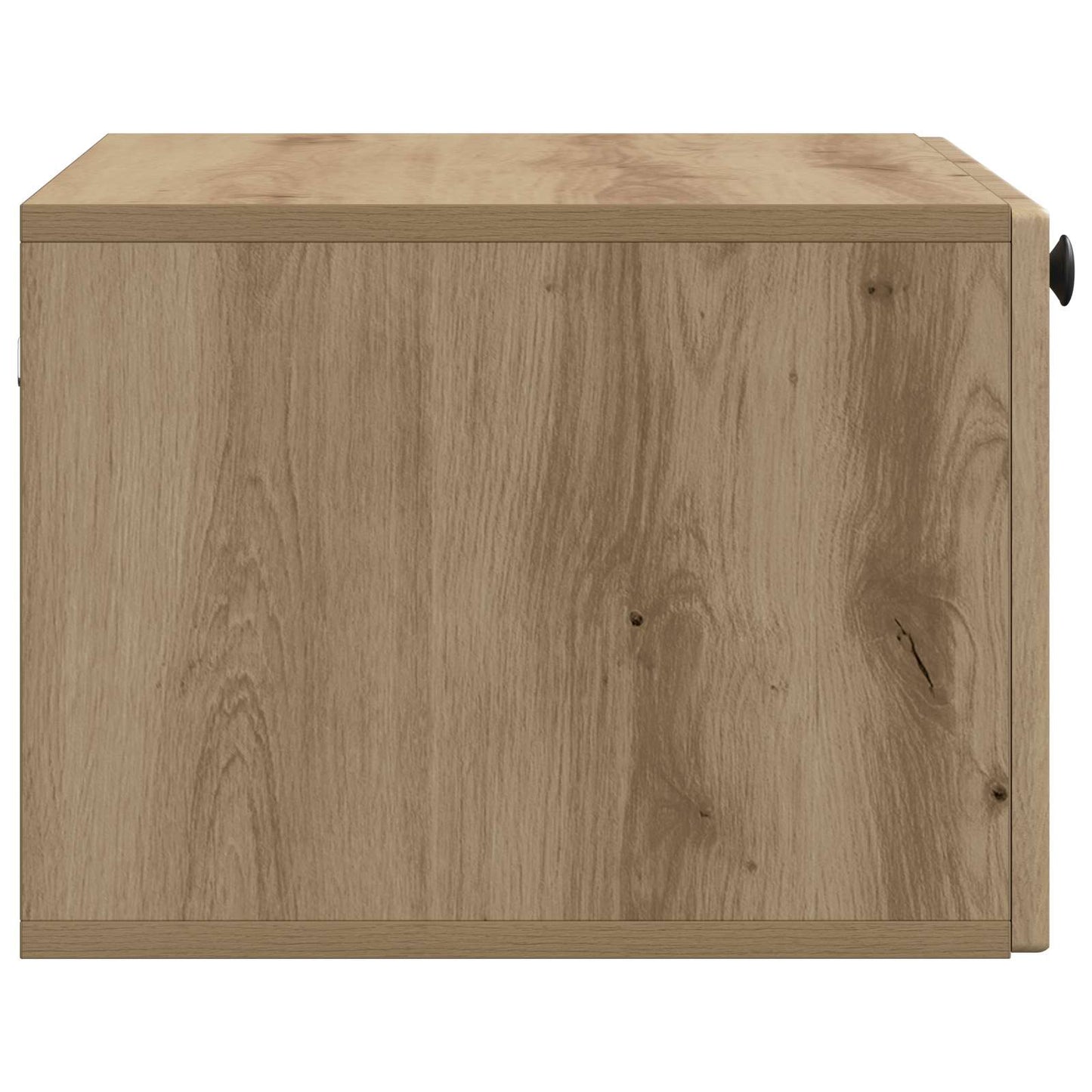 Fali TV szekrény 59,5 x 41 x 30 cm Kézműves Tölgy Szerelt Fa