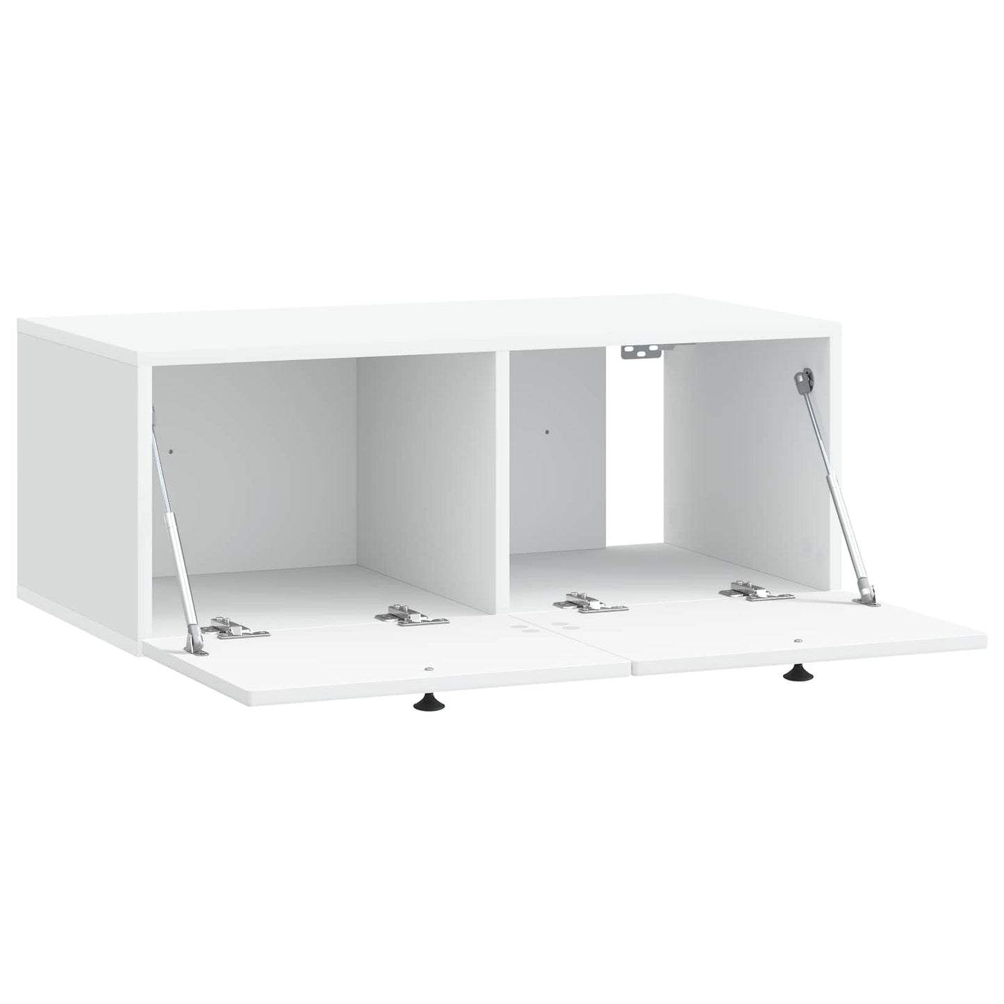 Fali TV szekrény Fehér 78,5 x 41 x 30 cm Szerelt Fa