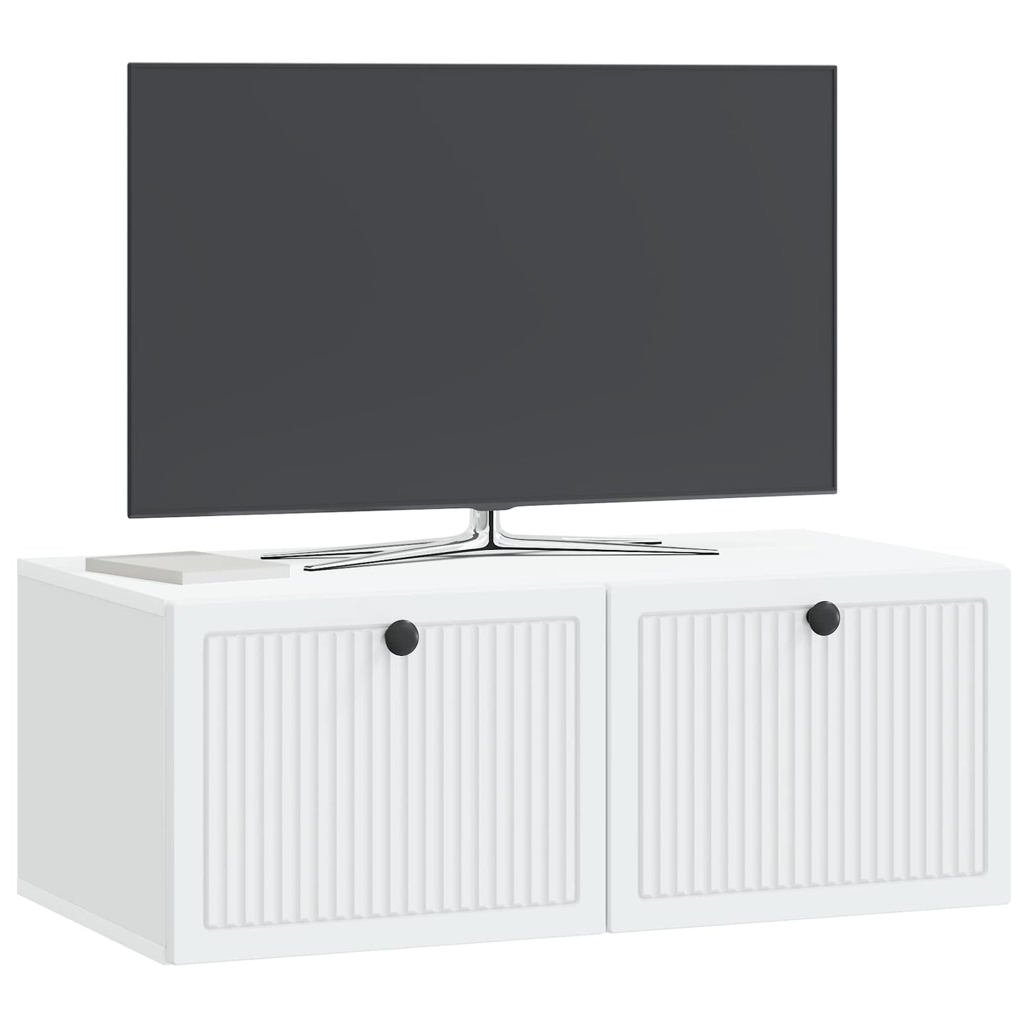 Fali TV szekrény Fehér 78,5 x 41 x 30 cm Szerelt Fa