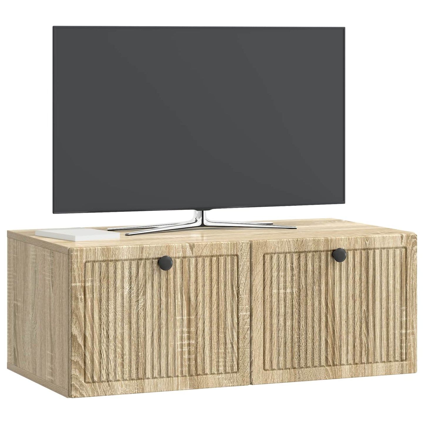 Fali TV szekrény Sonoma Tölgy 78,5 x 41 x 30 cm Szerelt Fa
