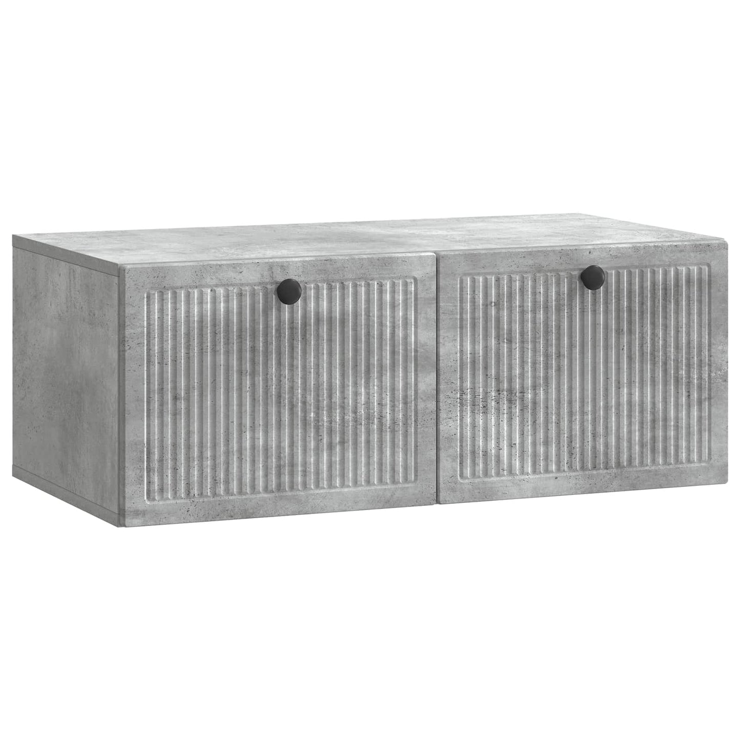 Fali TV szekrény Betonszürke 78,5 x 41 x 30 cm Szerelt Fa