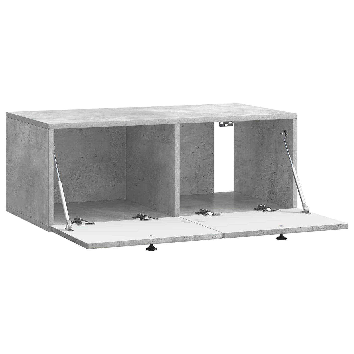 Fali TV szekrény Betonszürke 78,5 x 41 x 30 cm Szerelt Fa