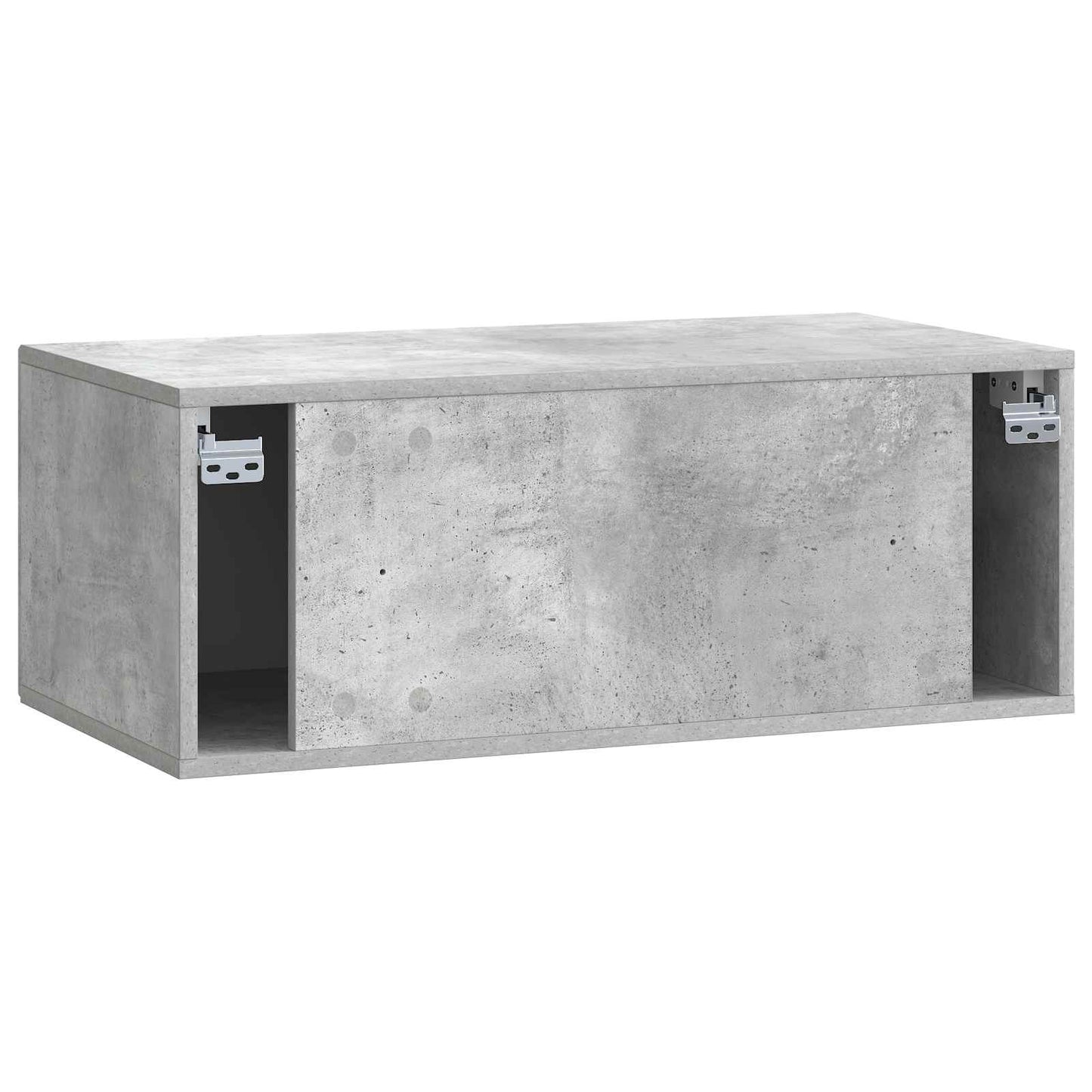 Fali TV szekrény Betonszürke 78,5 x 41 x 30 cm Szerelt Fa