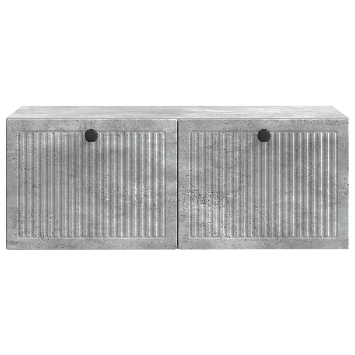 Fali TV szekrény Betonszürke 78,5 x 41 x 30 cm Szerelt Fa