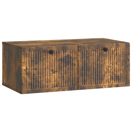 Fali TV szekrény Füstös Tölgy 78,5 x 41 x 30 cm Szerelt Fa