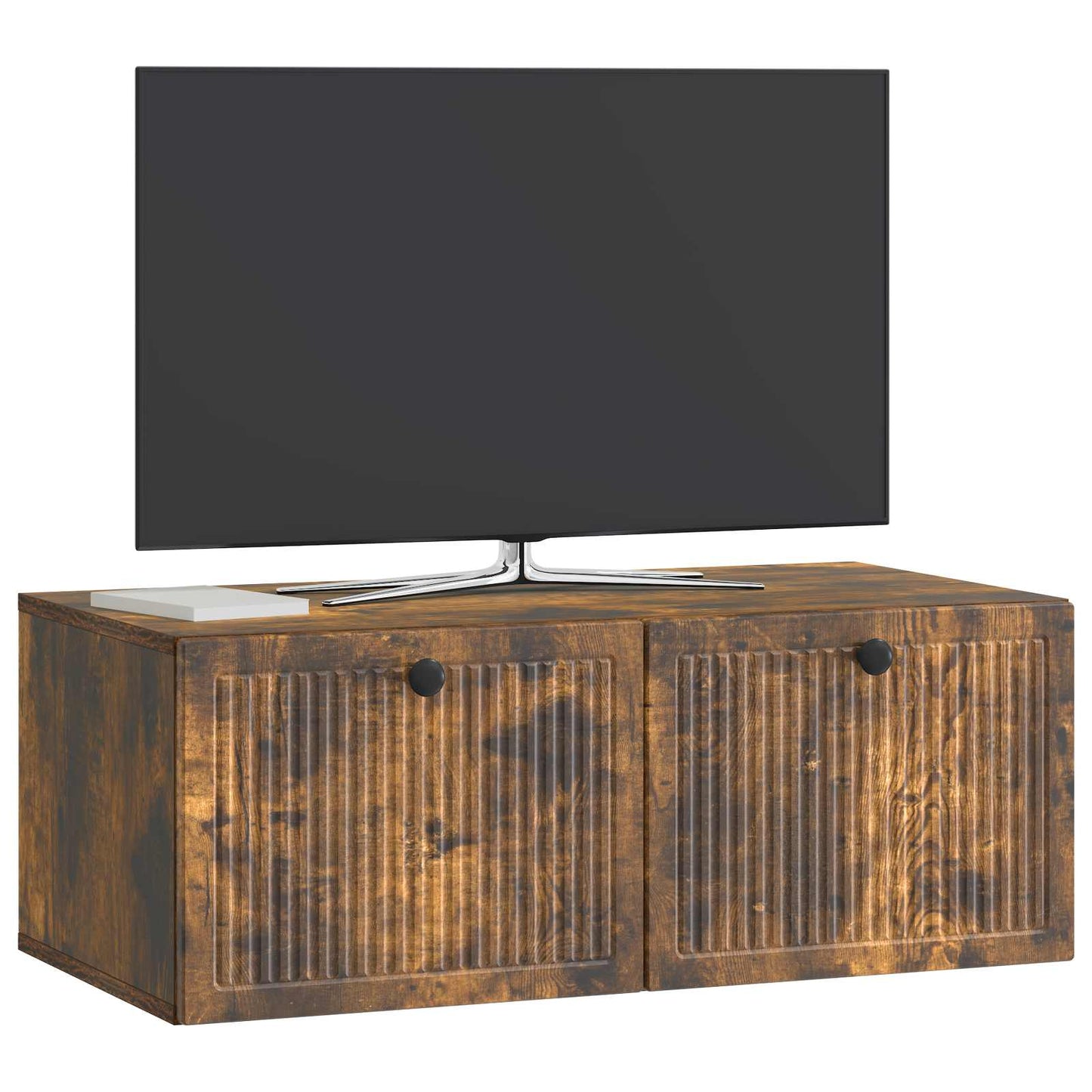 Fali TV szekrény Füstös Tölgy 78,5 x 41 x 30 cm Szerelt Fa