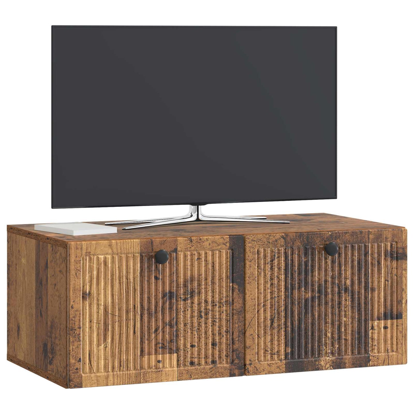 Fali TV szekrény Antik Fa 78,5 x 41 x 30 cm Szerelt Fa
