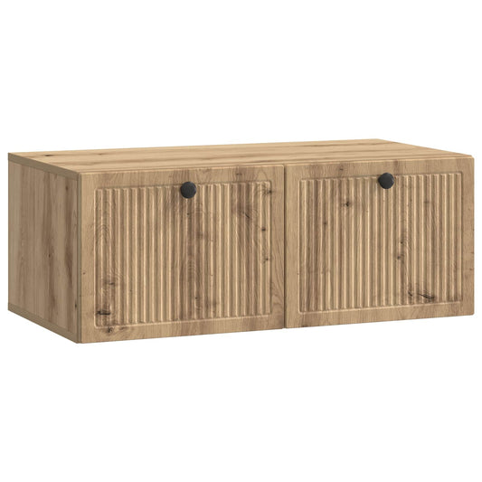 Fali TV szekrény Kézműves Tölgy 78,5 x 41 x 30 cm Szerelt Fa