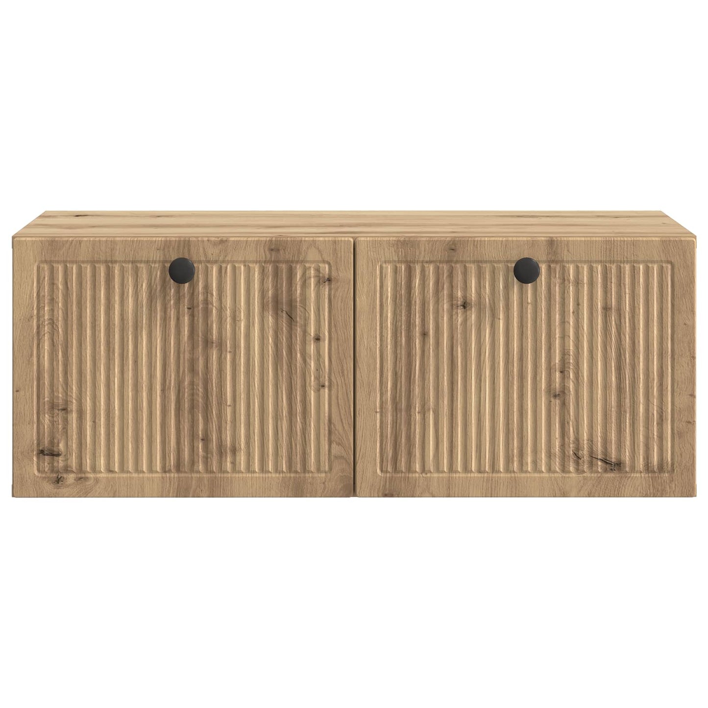 Fali TV szekrény 78,5 x 41 x 30 cm Kézműves Tölgy Szerelt Fa