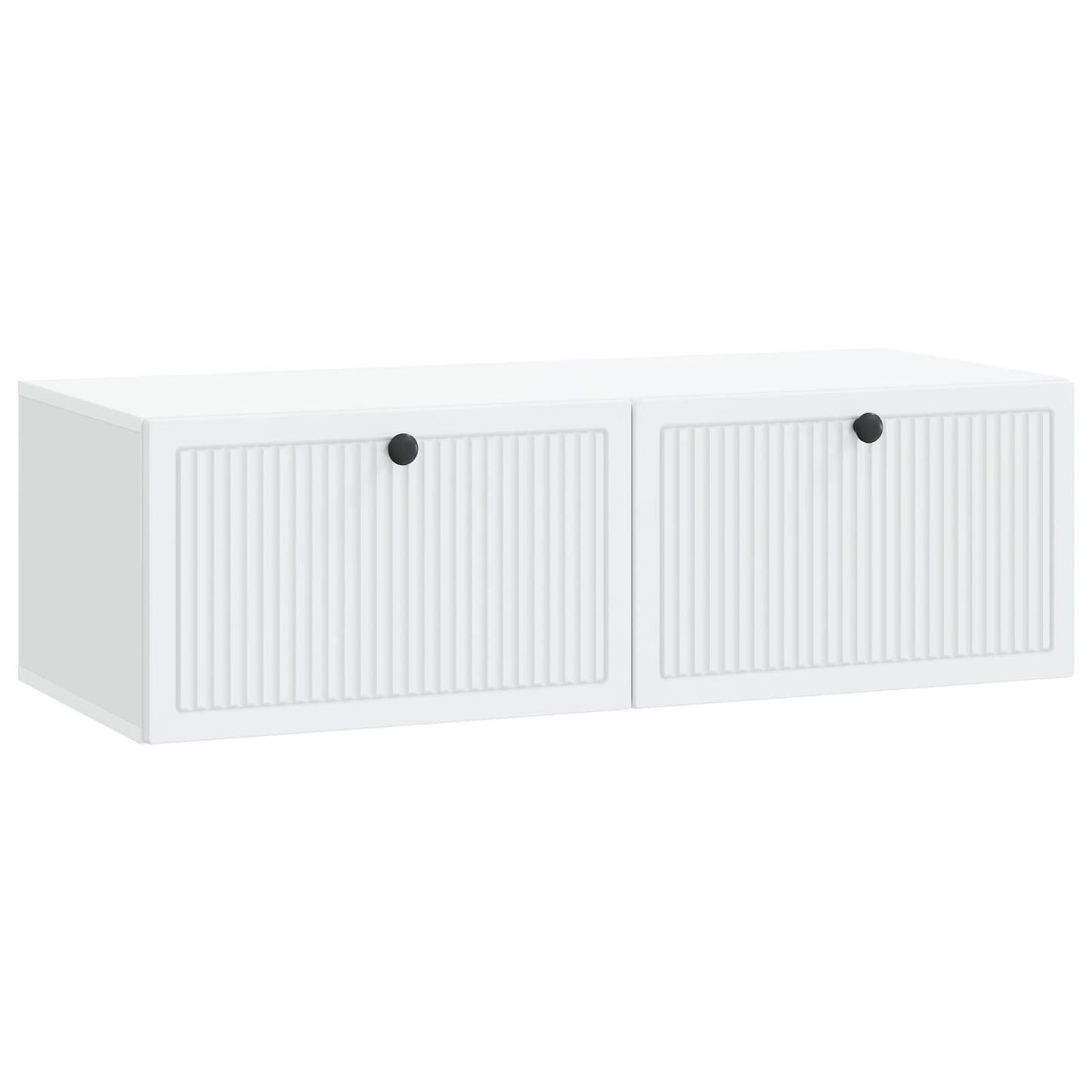 Fali TV szekrény Fehér 98 x 41 x 30 cm Szerelt Fa