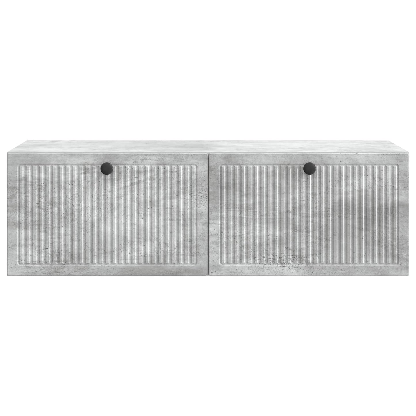 Fali TV szekrény Betonszürke 98 x 41 x 30 cm Szerelt Fa