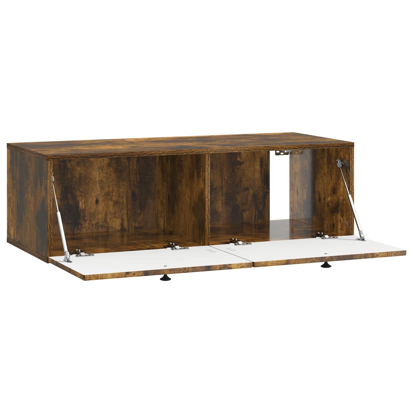 Fali TV szekrény Füstös Tölgy 98 x 41 x 30 cm Szerelt Fa