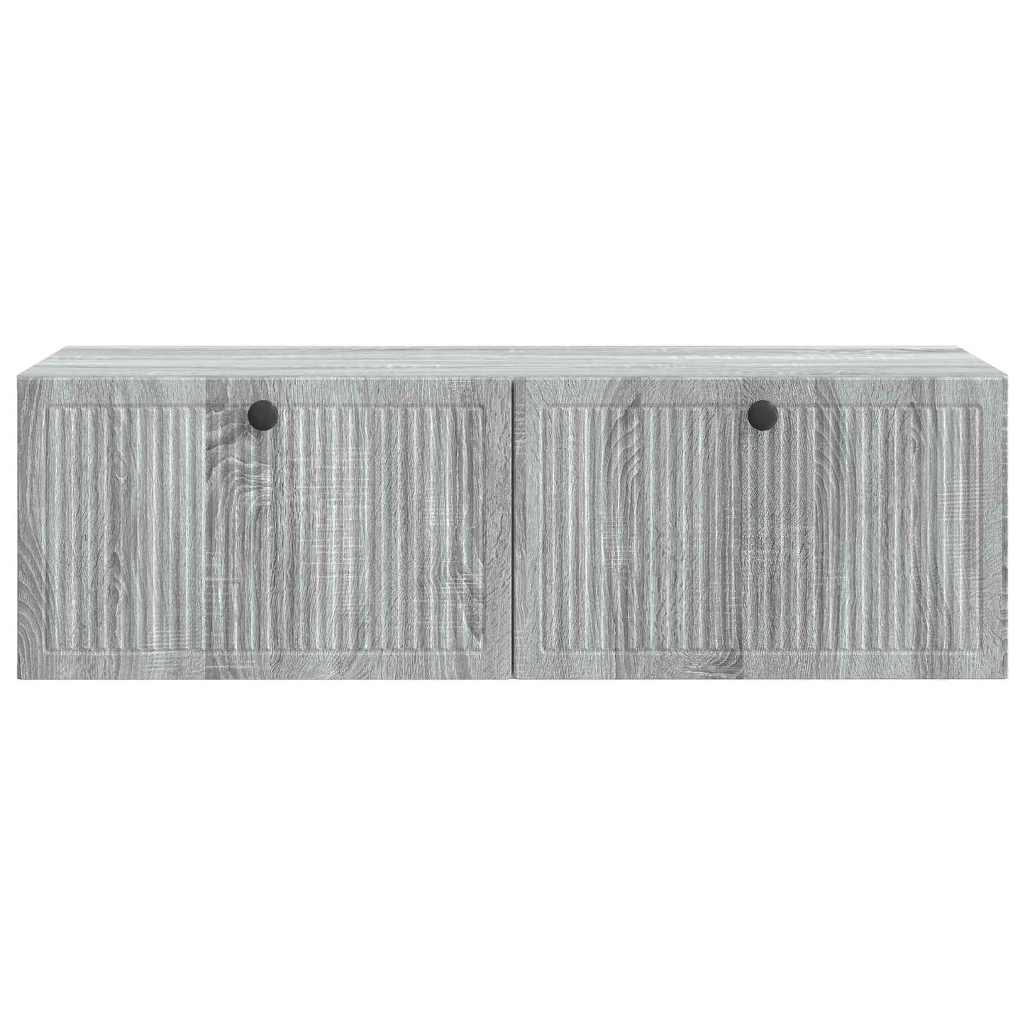 Fali TV szekrény Szürke Sonoma 98 x 41 x 30 cm Szerelt Fa
