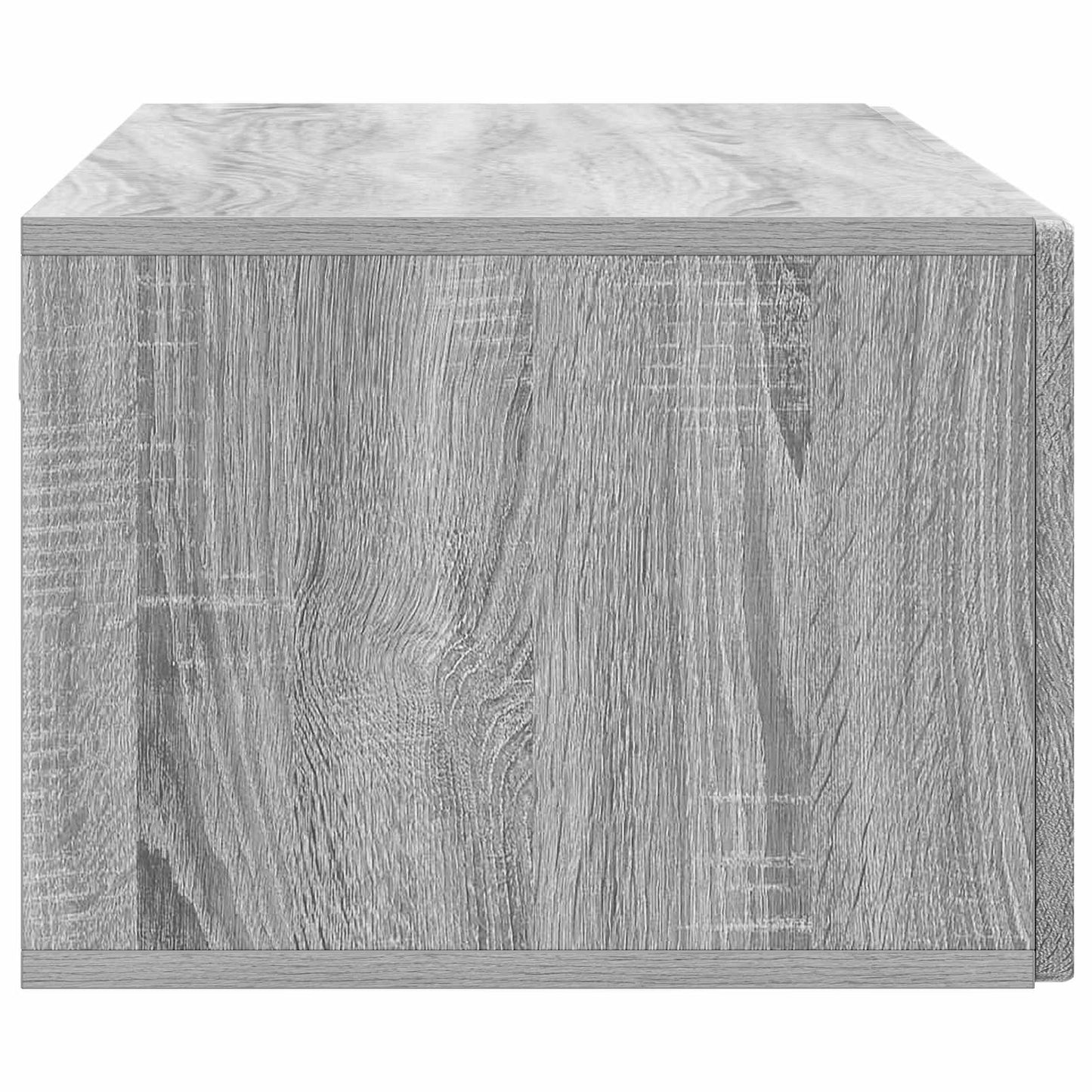 Fali TV szekrény Szürke Sonoma 98 x 41 x 30 cm Szerelt Fa