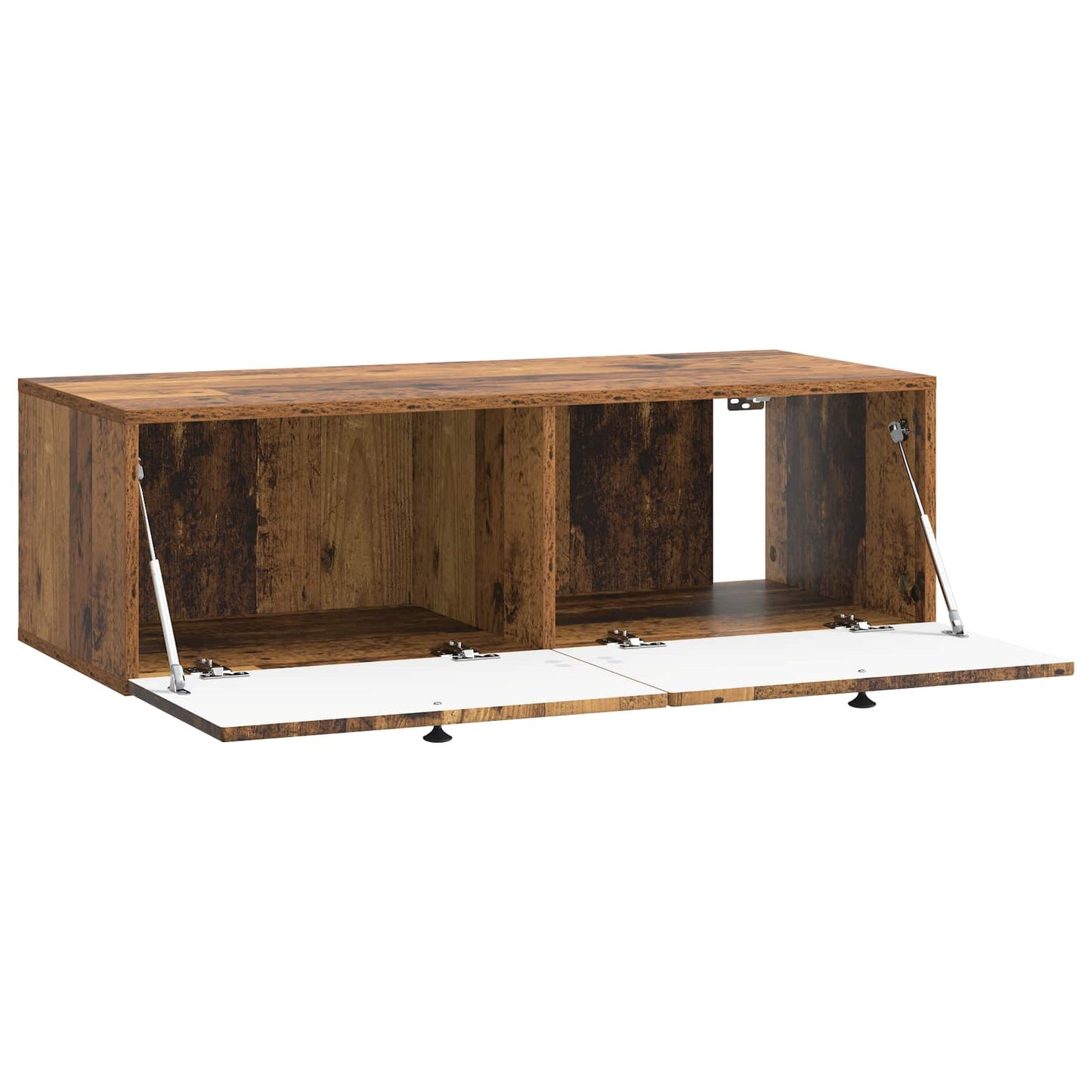 Fali TV szekrény Antik Fa 98 x 41 x 30 cm Szerelt Fa