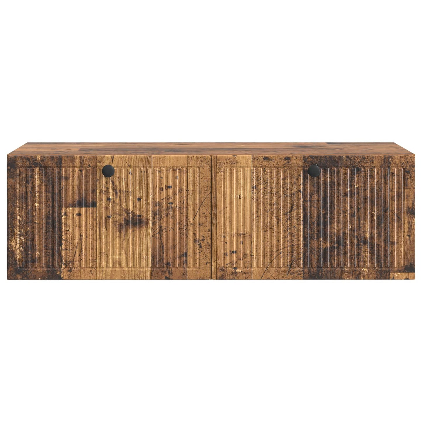 Fali TV szekrény Antik Fa 98 x 41 x 30 cm Szerelt Fa