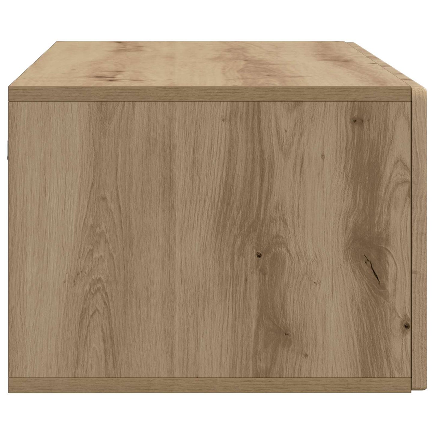 Fali TV szekrény 98 x 41 x 30 cm Kézműves Tölgy Szerelt Fa