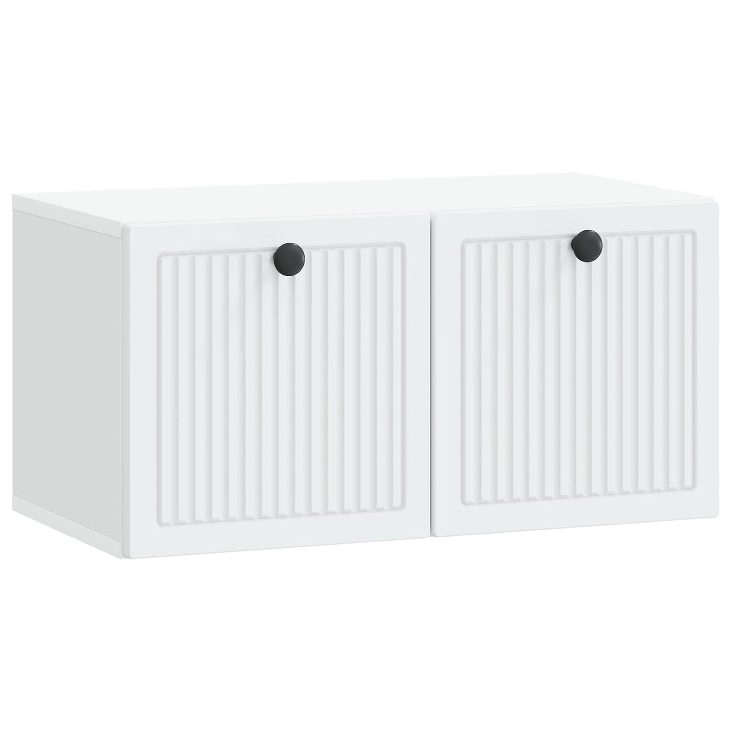 Fali TV szekrény Fehér 59,5 x 31 x 30 cm Szerelt Fa