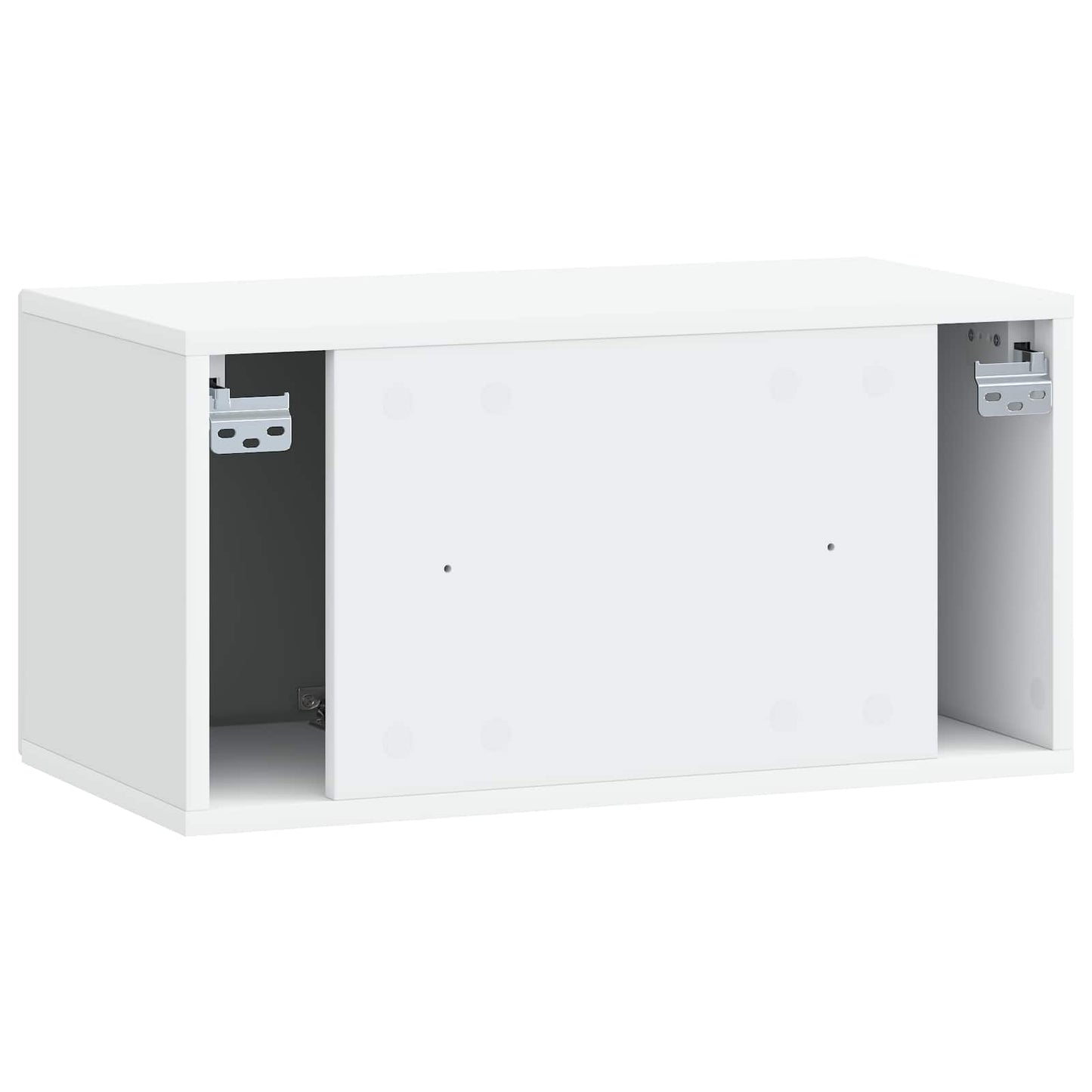 Fali TV szekrény Fehér 59,5 x 31 x 30 cm Szerelt Fa