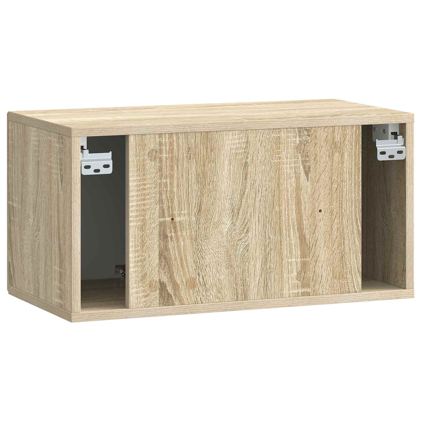 Fali TV szekrény Sonoma Tölgy 59,5 x 31 x 30 cm Szerelt Fa