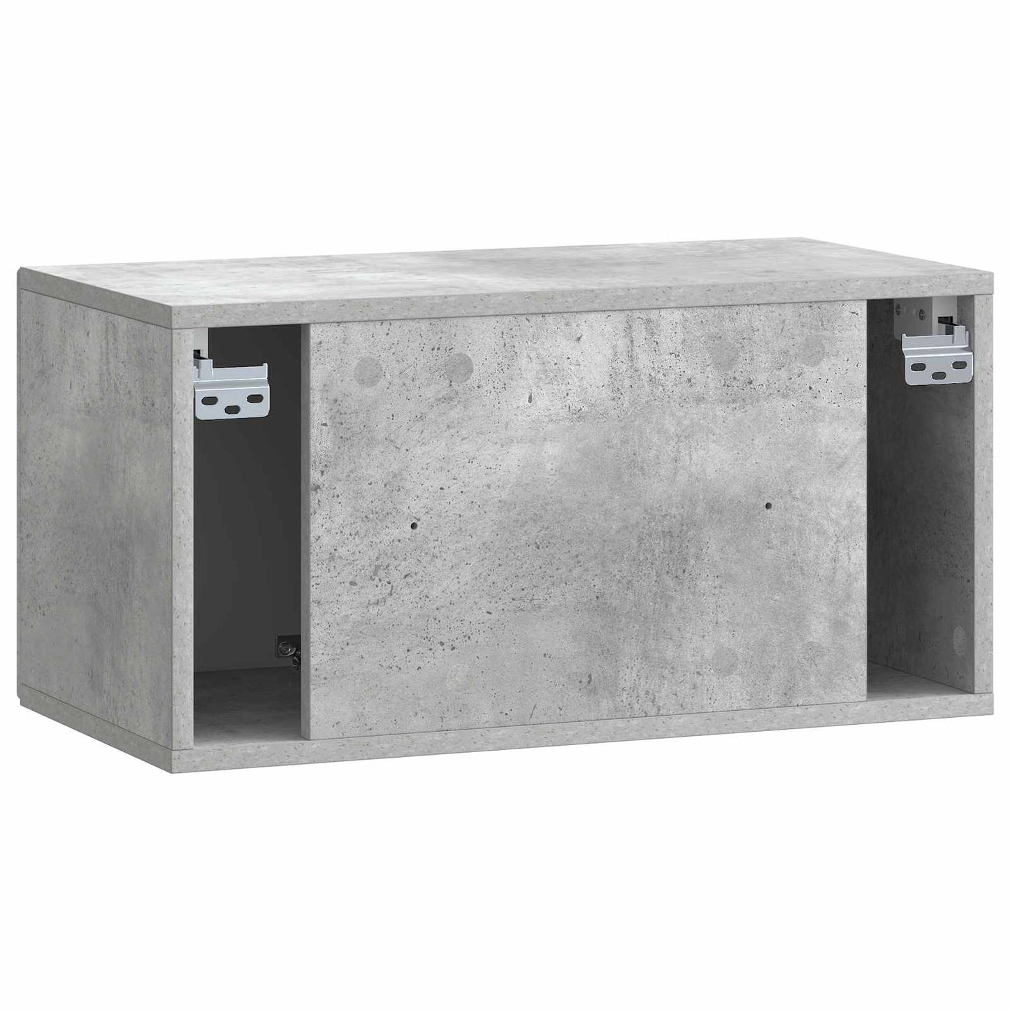 Fali TV szekrény Betonszürke 59,5 x 31 x 30 cm Szerelt Fa
