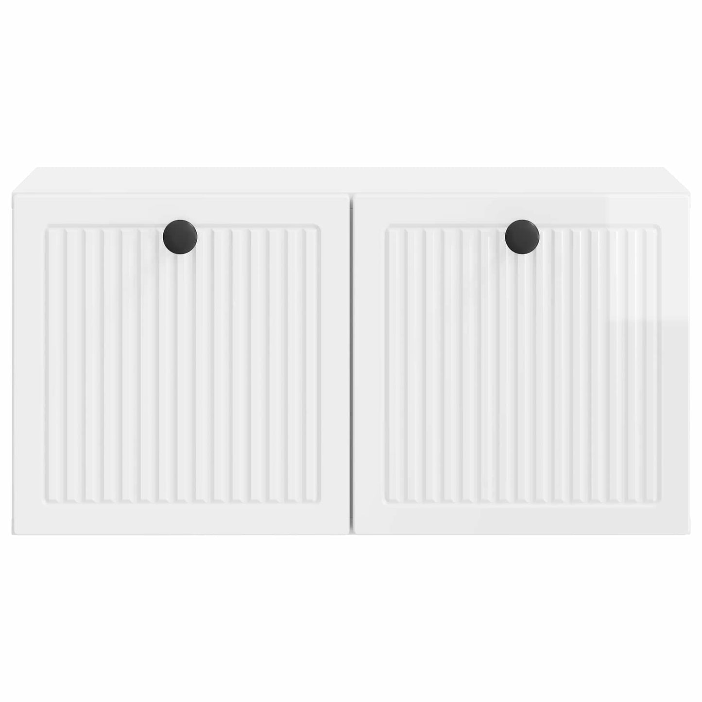 Fali TV szekrény Magasfényű Fehér 59,5 x 31 x 30 cm Szerelt Fa
