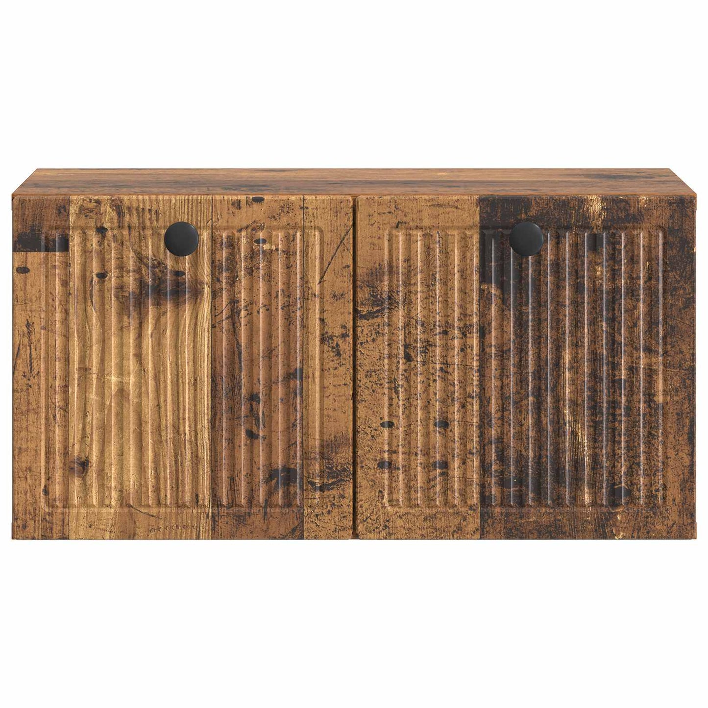 Fali TV szekrény Antik Fa 59,5 x 31 x 30 cm Szerelt Fa