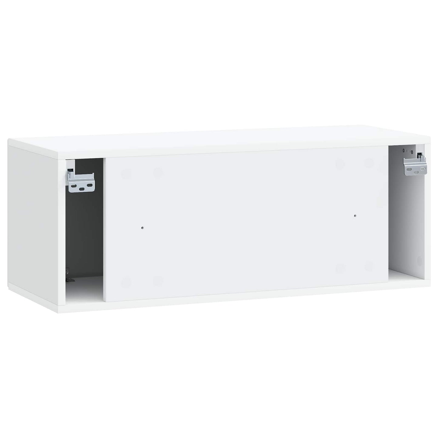 Fali TV szekrény Fehér 78,5 x 31 x 30 cm Szerelt Fa