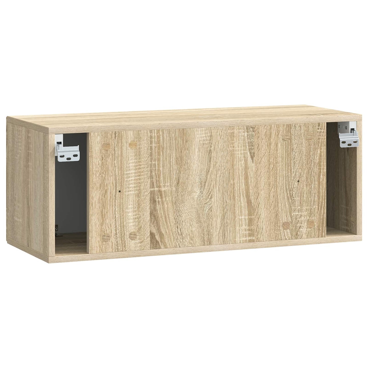 Fali TV szekrény Sonoma Tölgy 78,5 x 31 x 30 cm Szerelt Fa