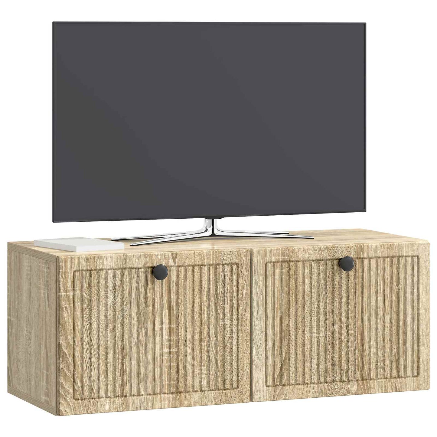 Fali TV szekrény Sonoma Tölgy 78,5 x 31 x 30 cm Szerelt Fa