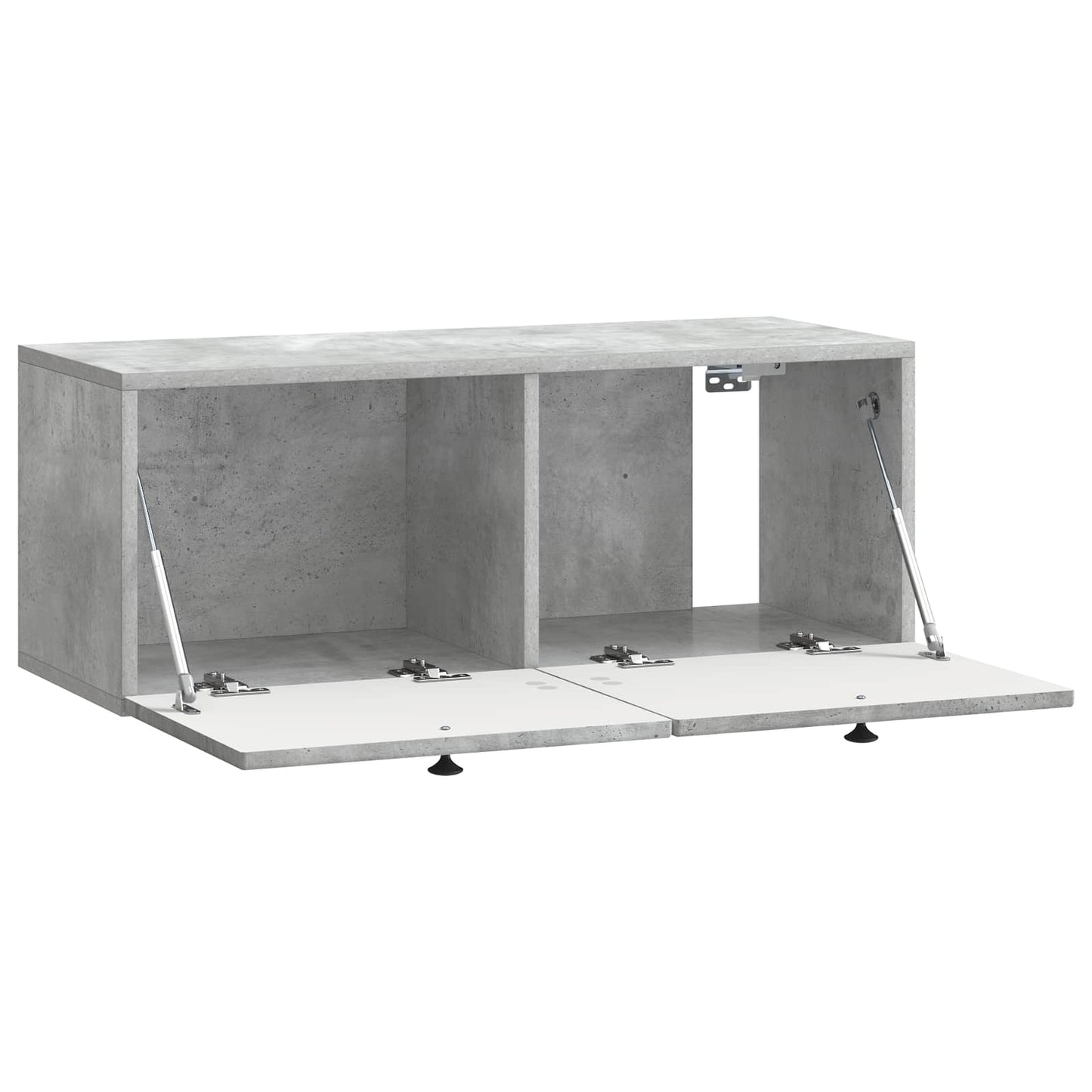 Fali TV szekrény Betonszürke 78,5 x 31 x 30 cm Szerelt Fa