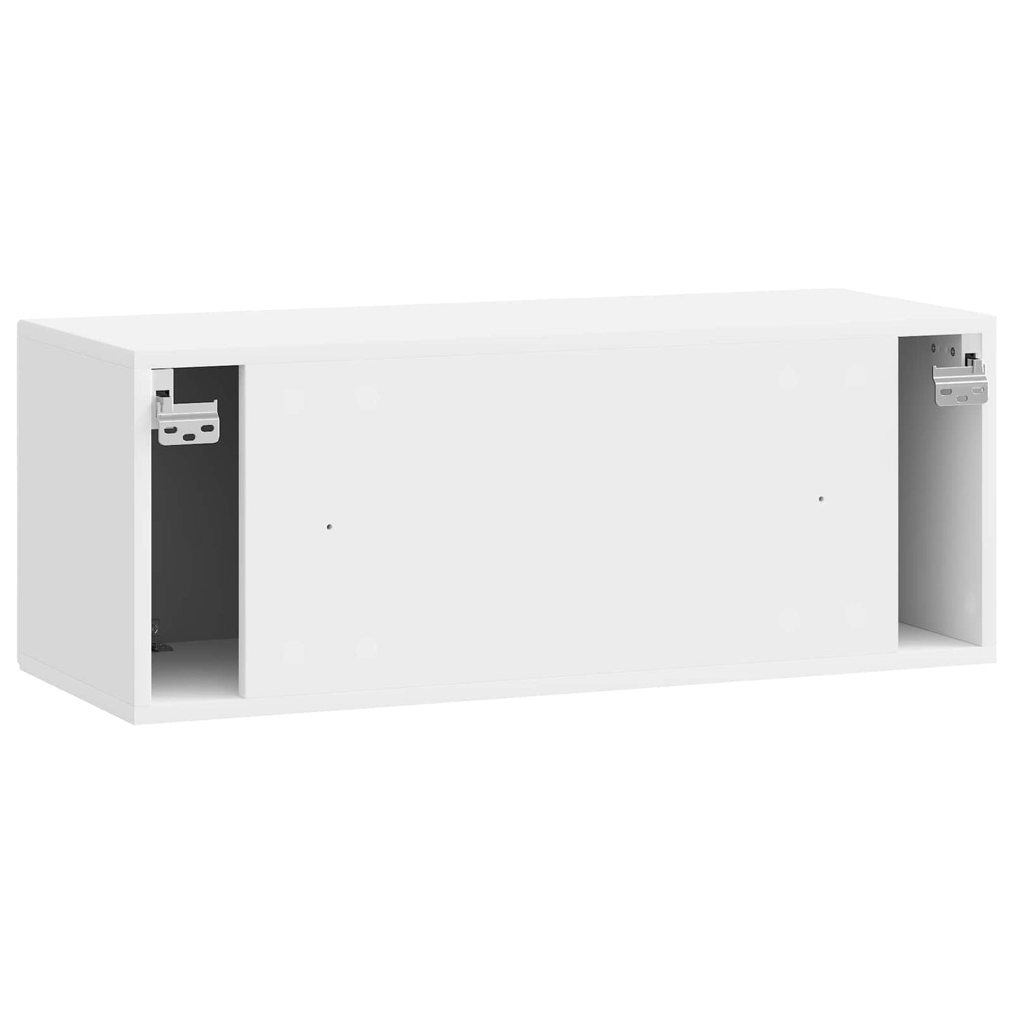 Fali TV szekrény Magasfényű Fehér 78,5 x 31 x 30 cm Szerelt Fa