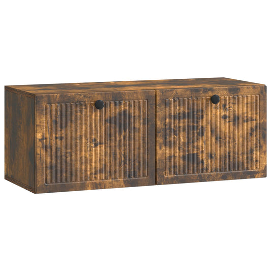 Fali TV szekrény Füstös Tölgy 78,5 x 31 x 30 cm Szerelt Fa