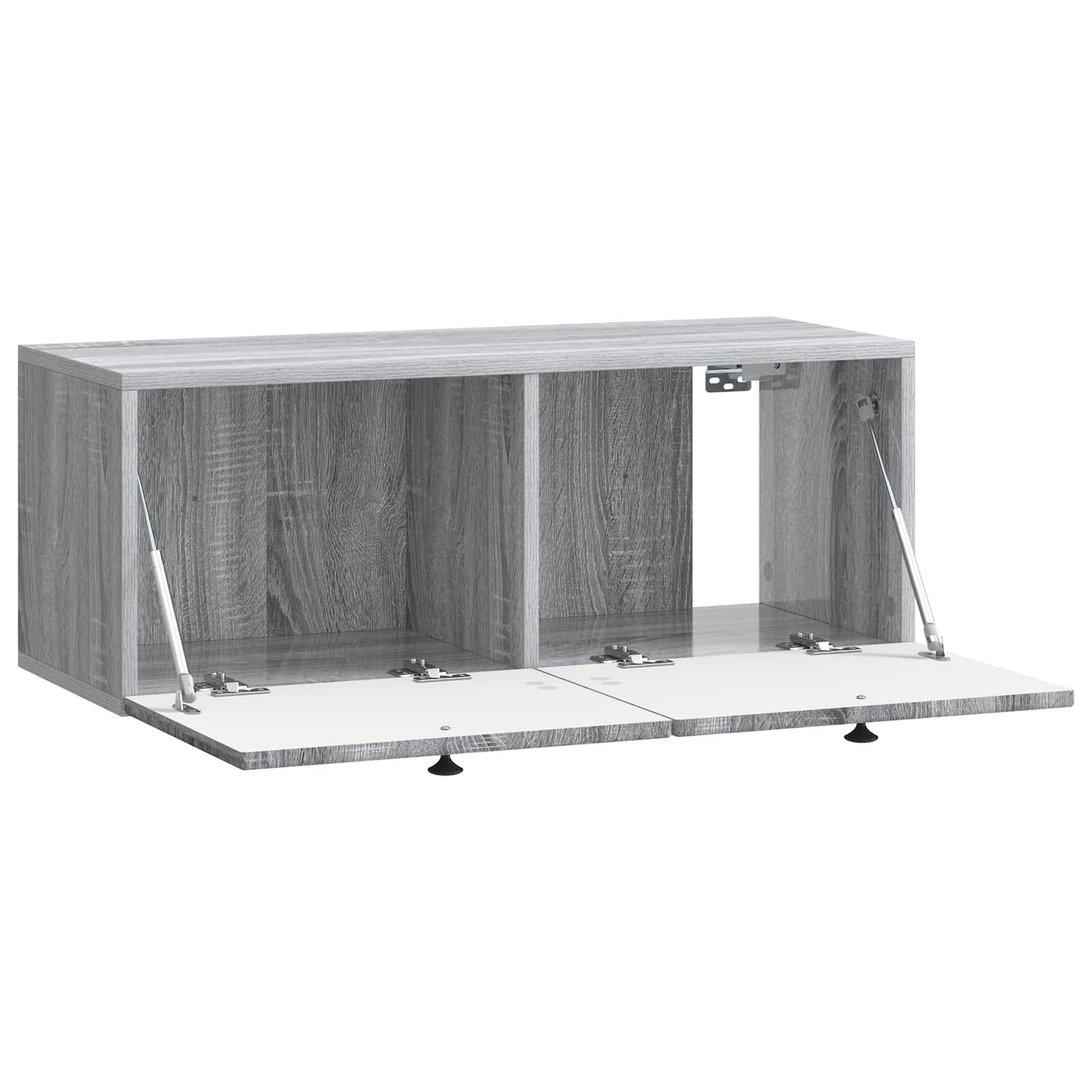 Fali TV szekrény Szürke Sonoma 78,5 x 31 x 30 cm Szerelt Fa