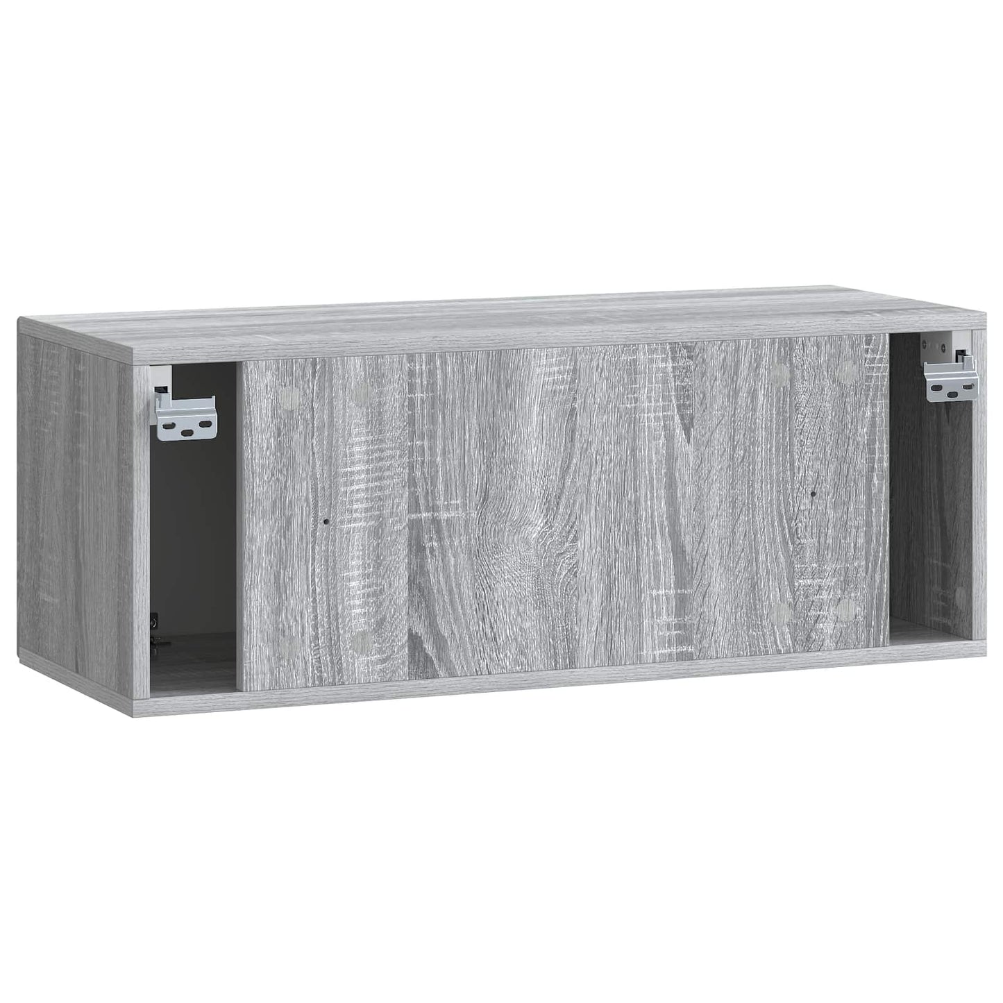 Fali TV szekrény Szürke Sonoma 78,5 x 31 x 30 cm Szerelt Fa