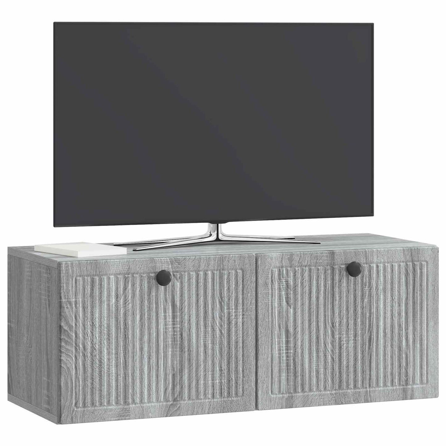 Fali TV szekrény Szürke Sonoma 78,5 x 31 x 30 cm Szerelt Fa