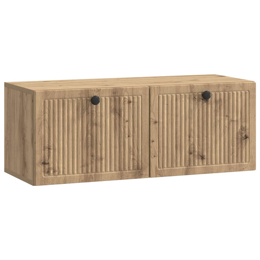 Fali TV szekrény Kézműves Tölgy 78,5 x 31 x 30 cm Szerelt Fa