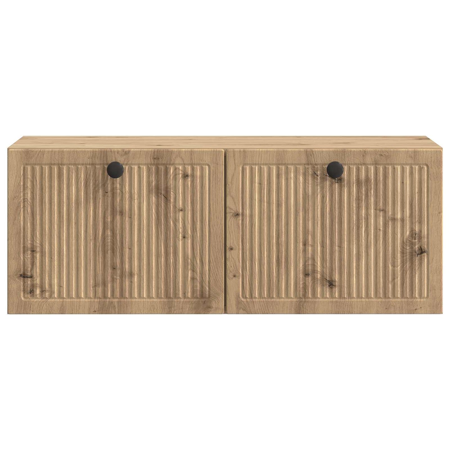 Fali TV szekrény 78,5 x 31 x 30 cm Kézműves Tölgy Szerelt Fa