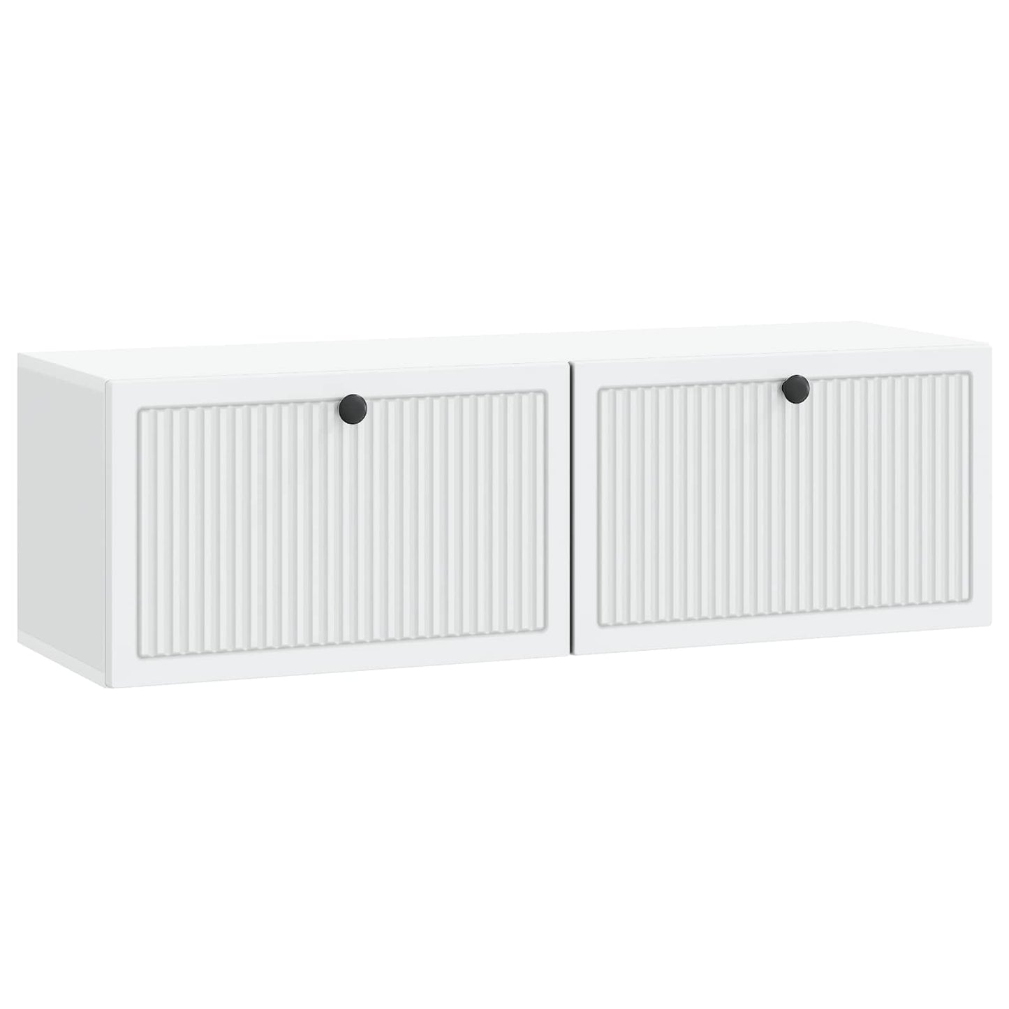 Fali TV szekrény Fehér 98 x 31 x 30 cm Szerelt Fa