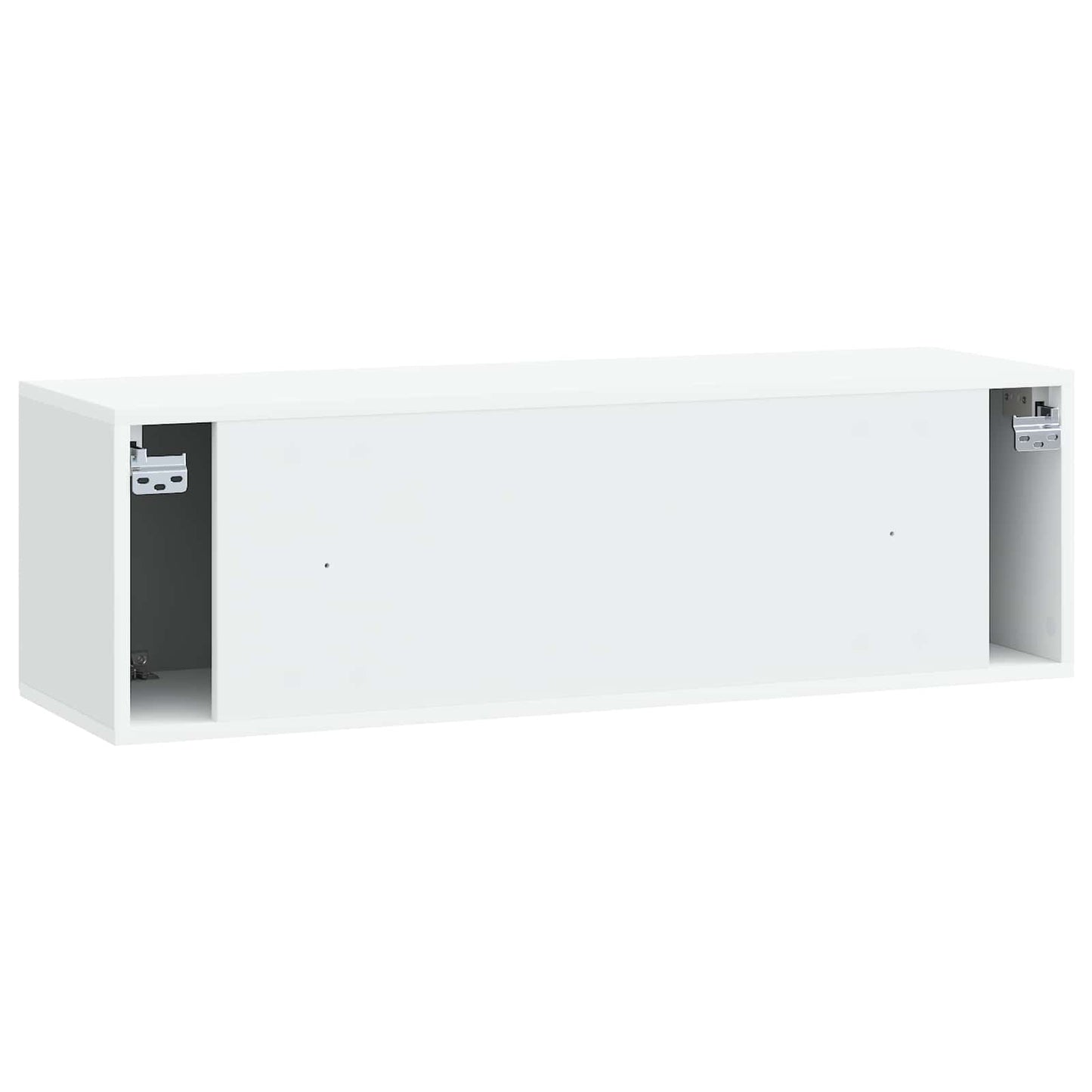Fali TV szekrény Fehér 98 x 31 x 30 cm Szerelt Fa