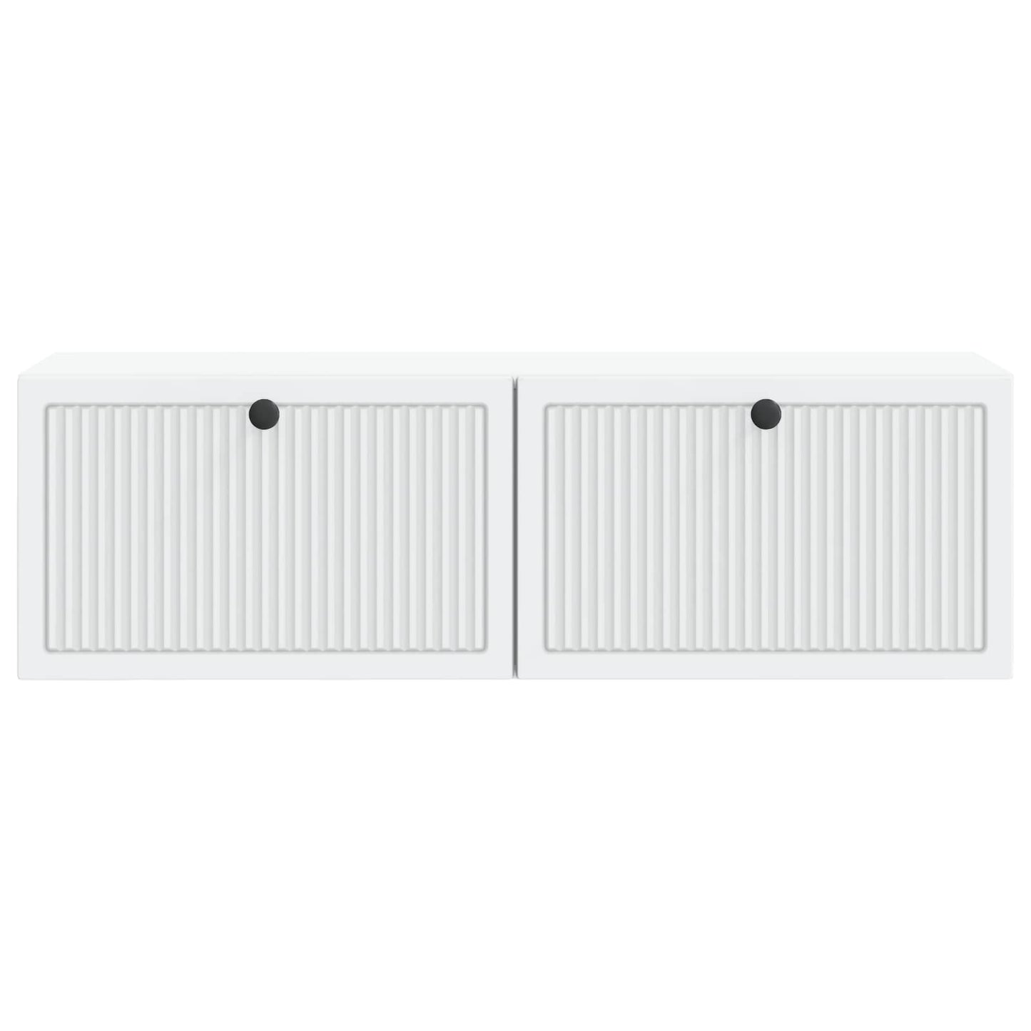 Fali TV szekrény Fehér 98 x 31 x 30 cm Szerelt Fa
