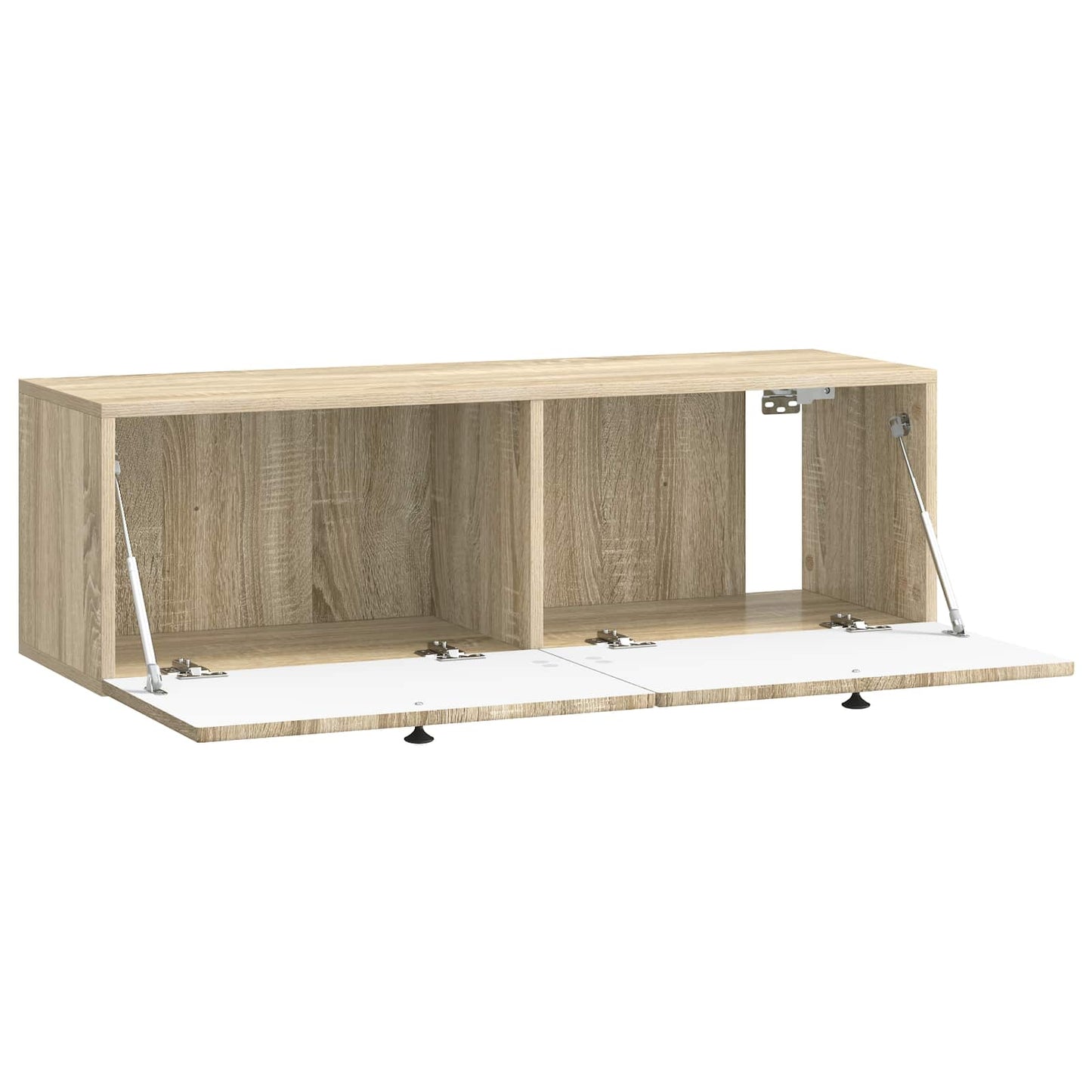 Fali TV szekrény Sonoma Tölgy 98 x 31 x 30 cm Szerelt Fa