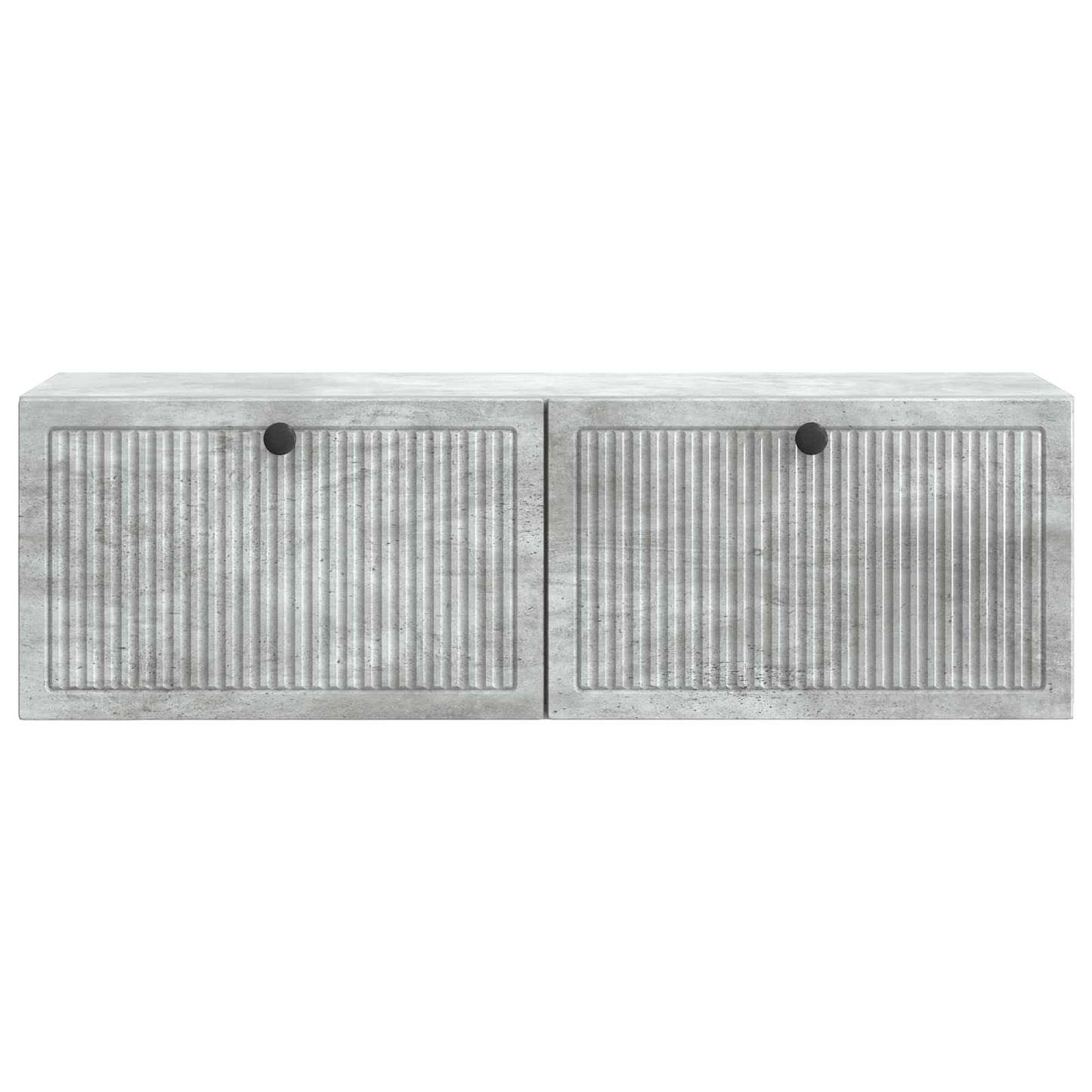 Fali TV szekrény Betonszürke 98 x 31 x 30 cm Szerelt Fa