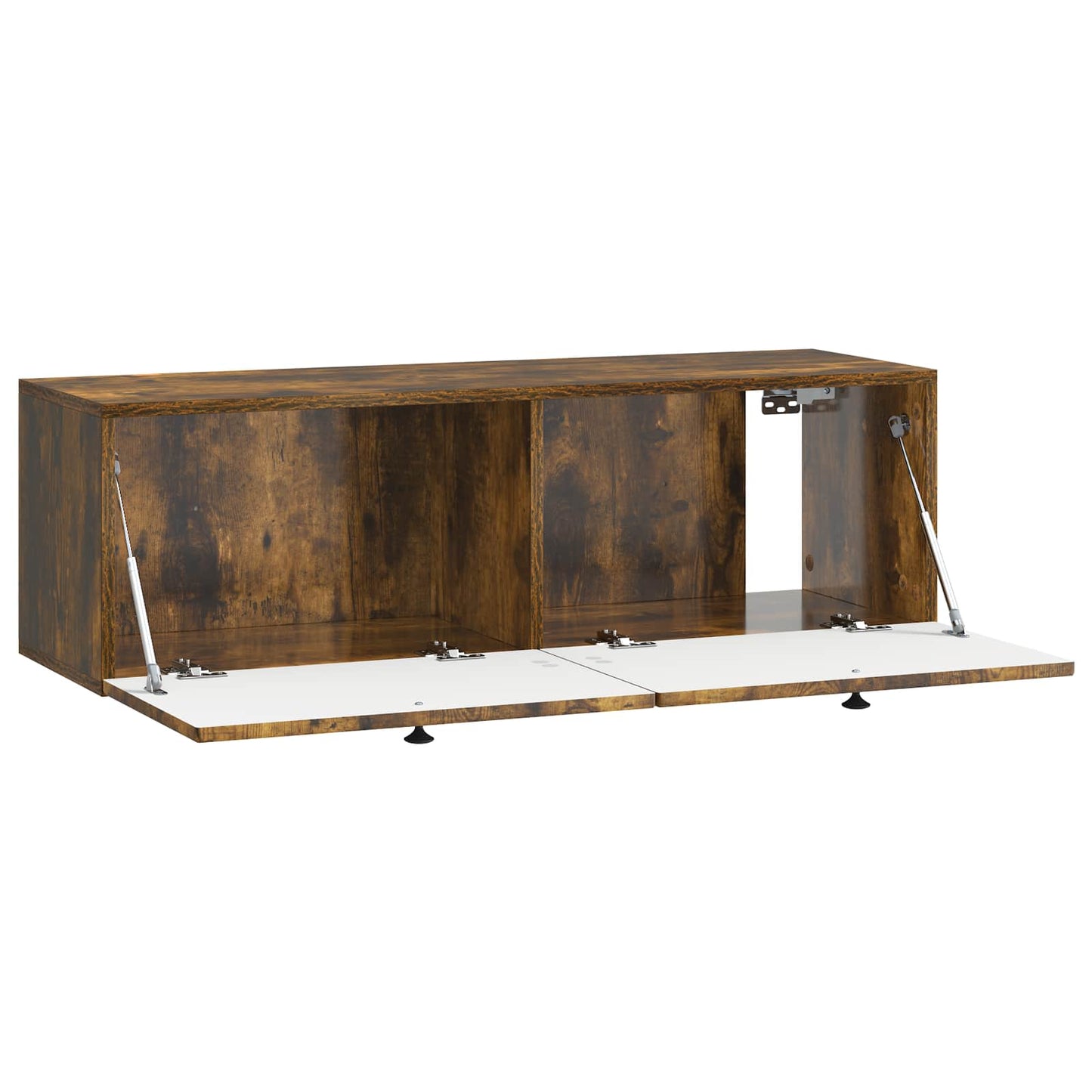 Fali TV szekrény Füstös Tölgy 98 x 31 x 30 cm Szerelt Fa