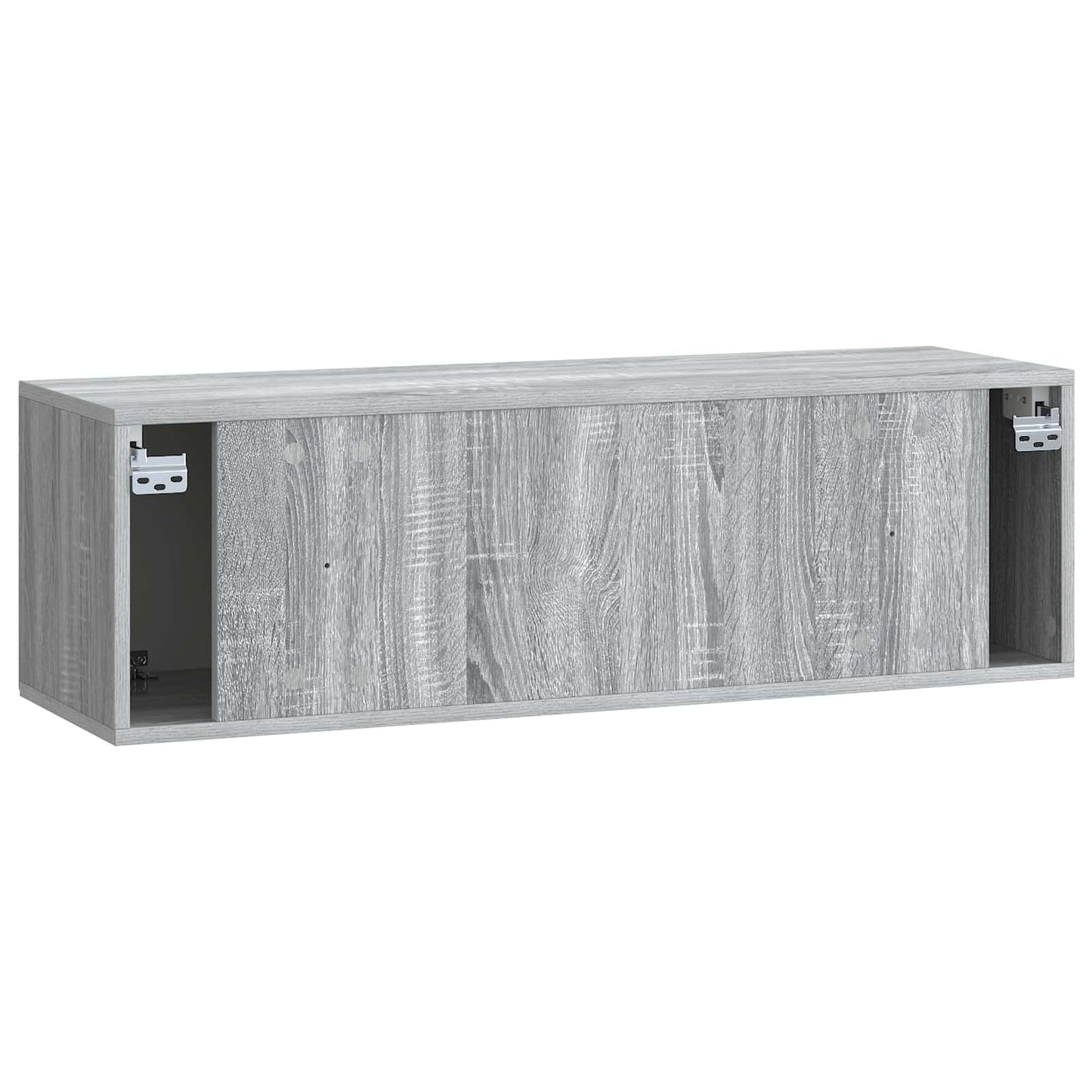 Fali TV szekrény Szürke Sonoma 98 x 31 x 30 cm Szerelt Fa