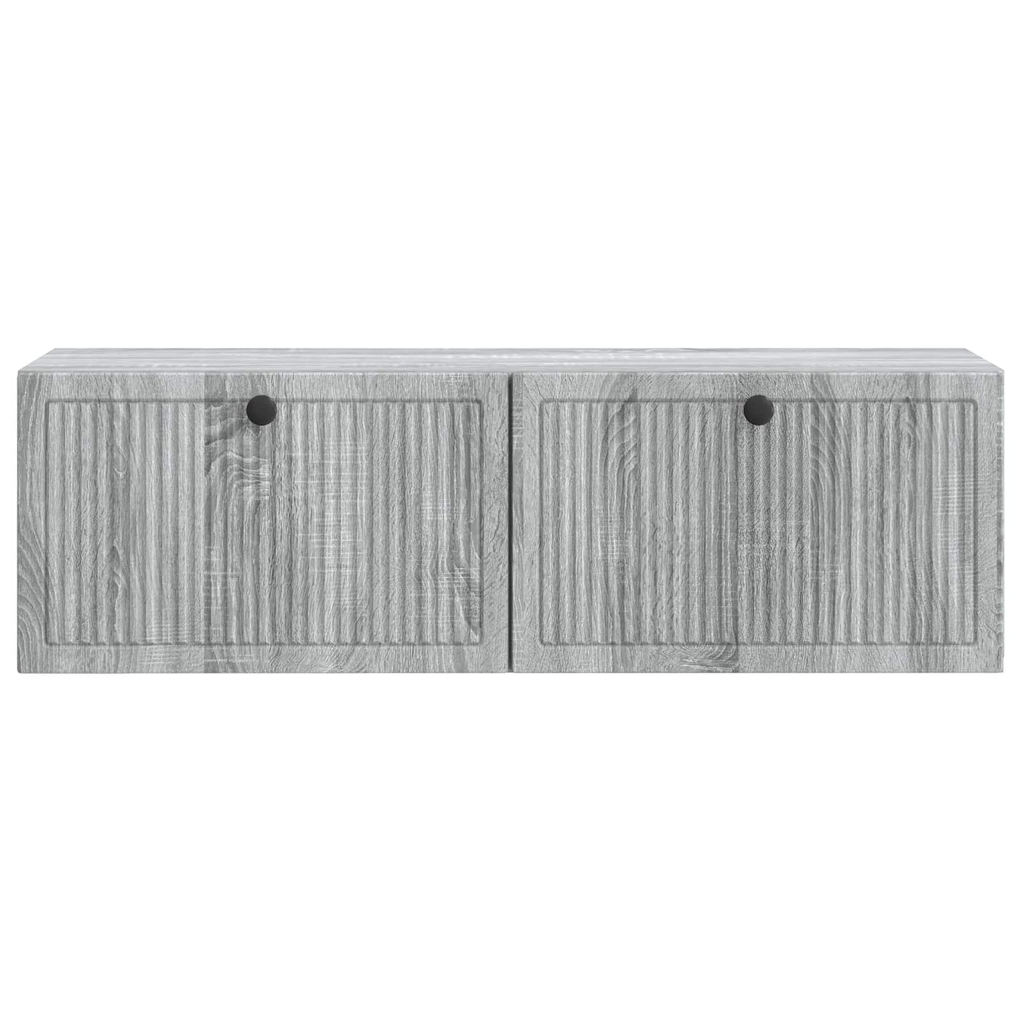 Fali TV szekrény Szürke Sonoma 98 x 31 x 30 cm Szerelt Fa