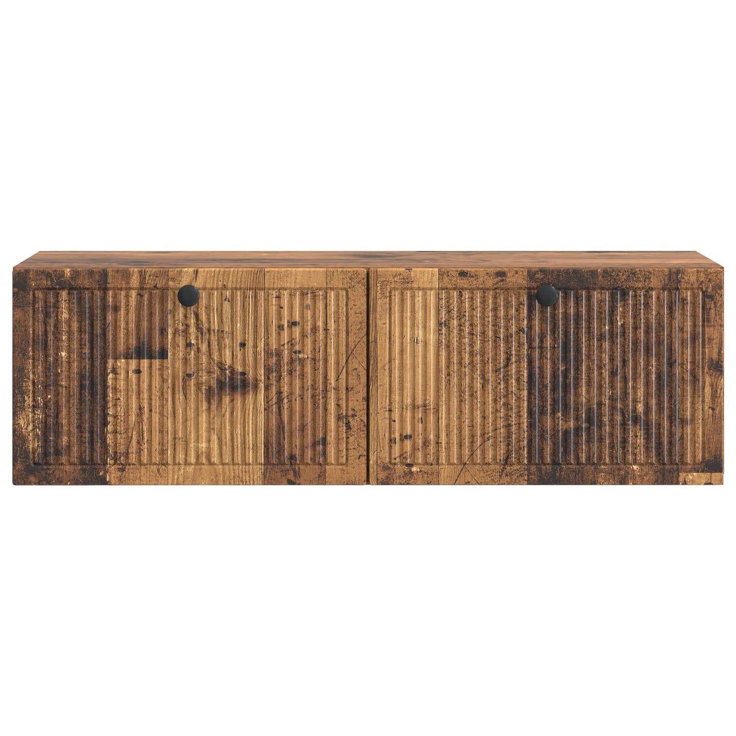 Fali TV szekrény Antik Fa 98 x 31 x 30 cm Szerelt Fa