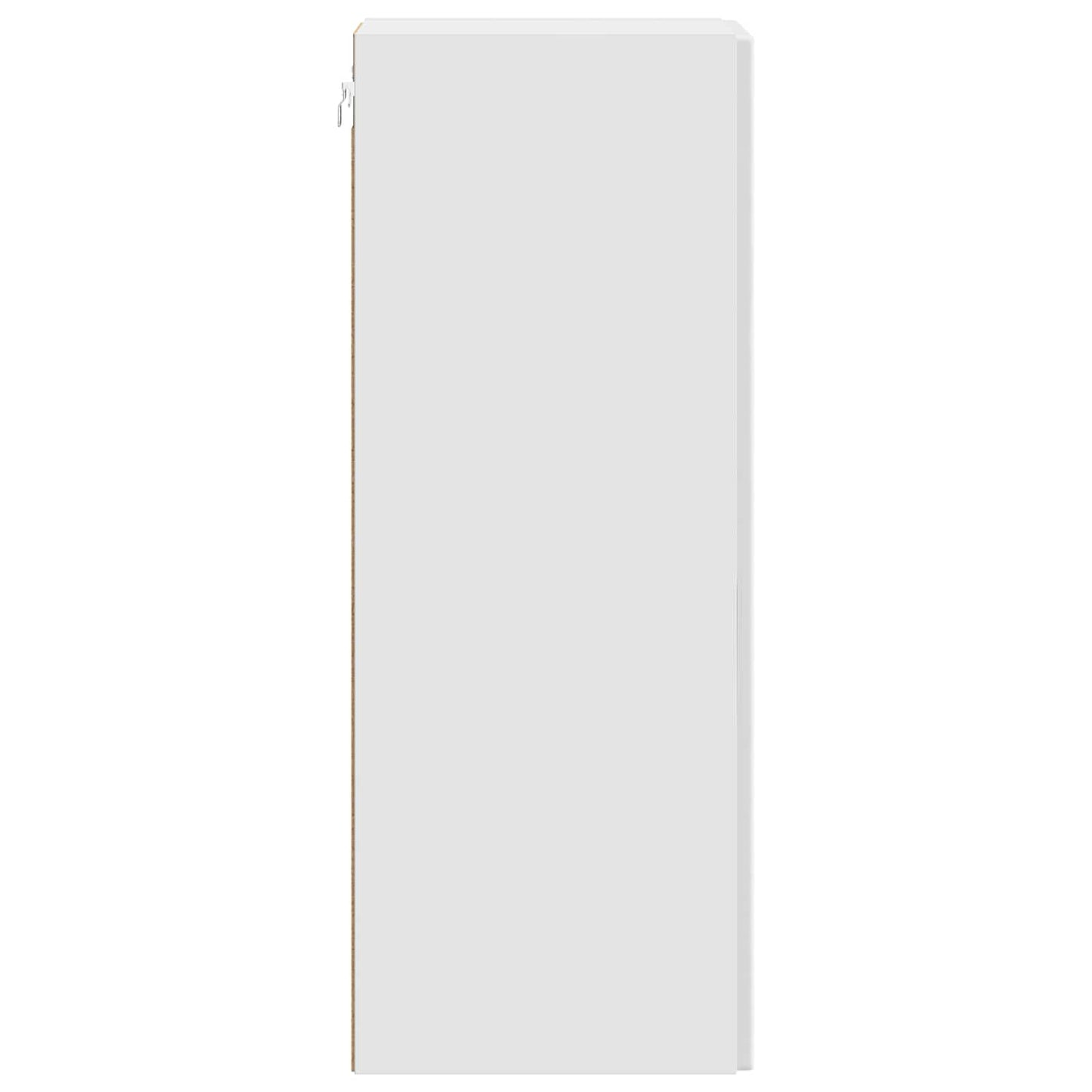 Fali szekrény Magasfényű Fehér 66 x 34,5 x 90 cm Szerelt Fa